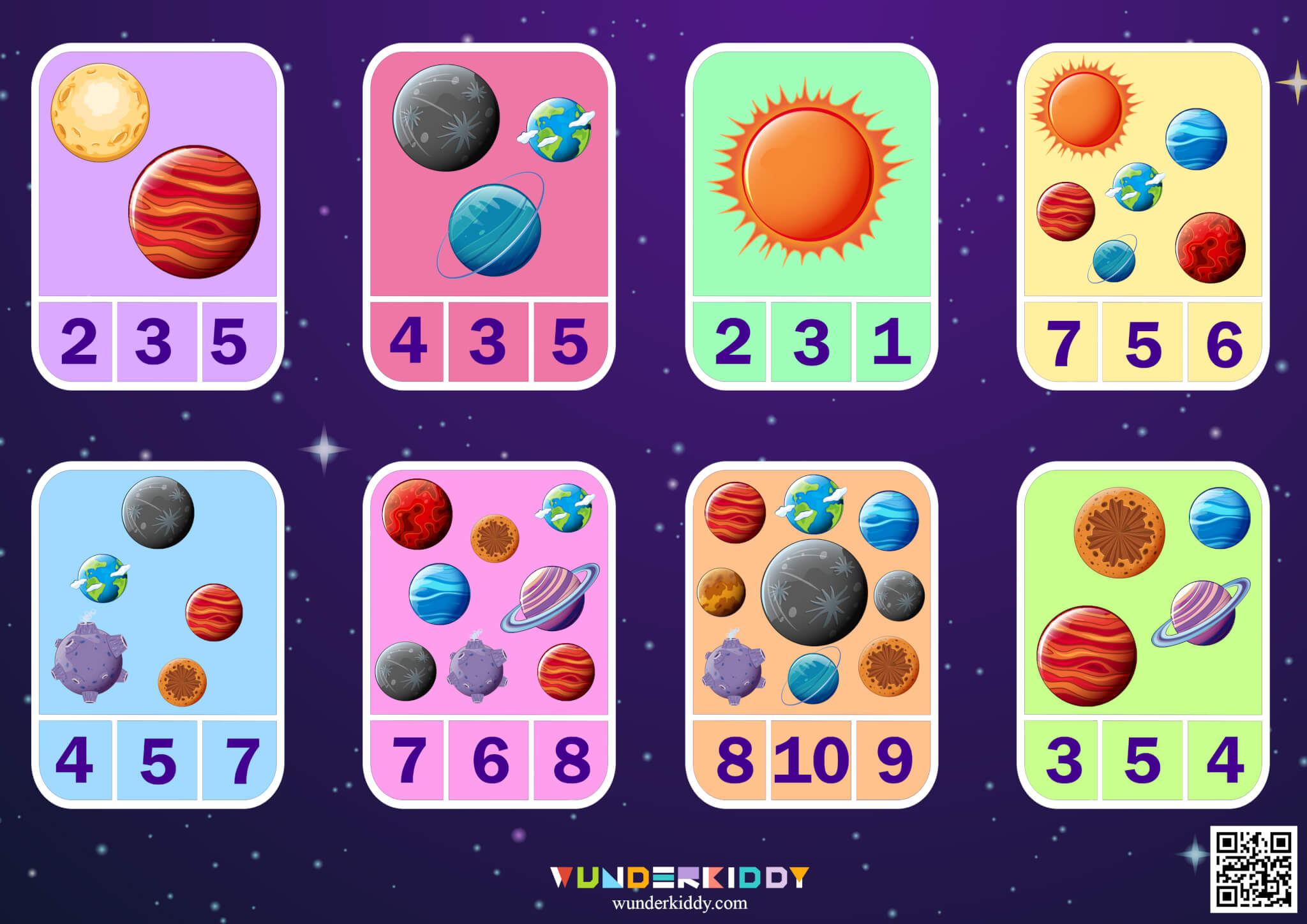 Exciting Board Game for Kindergarten Solar System - Image 2
