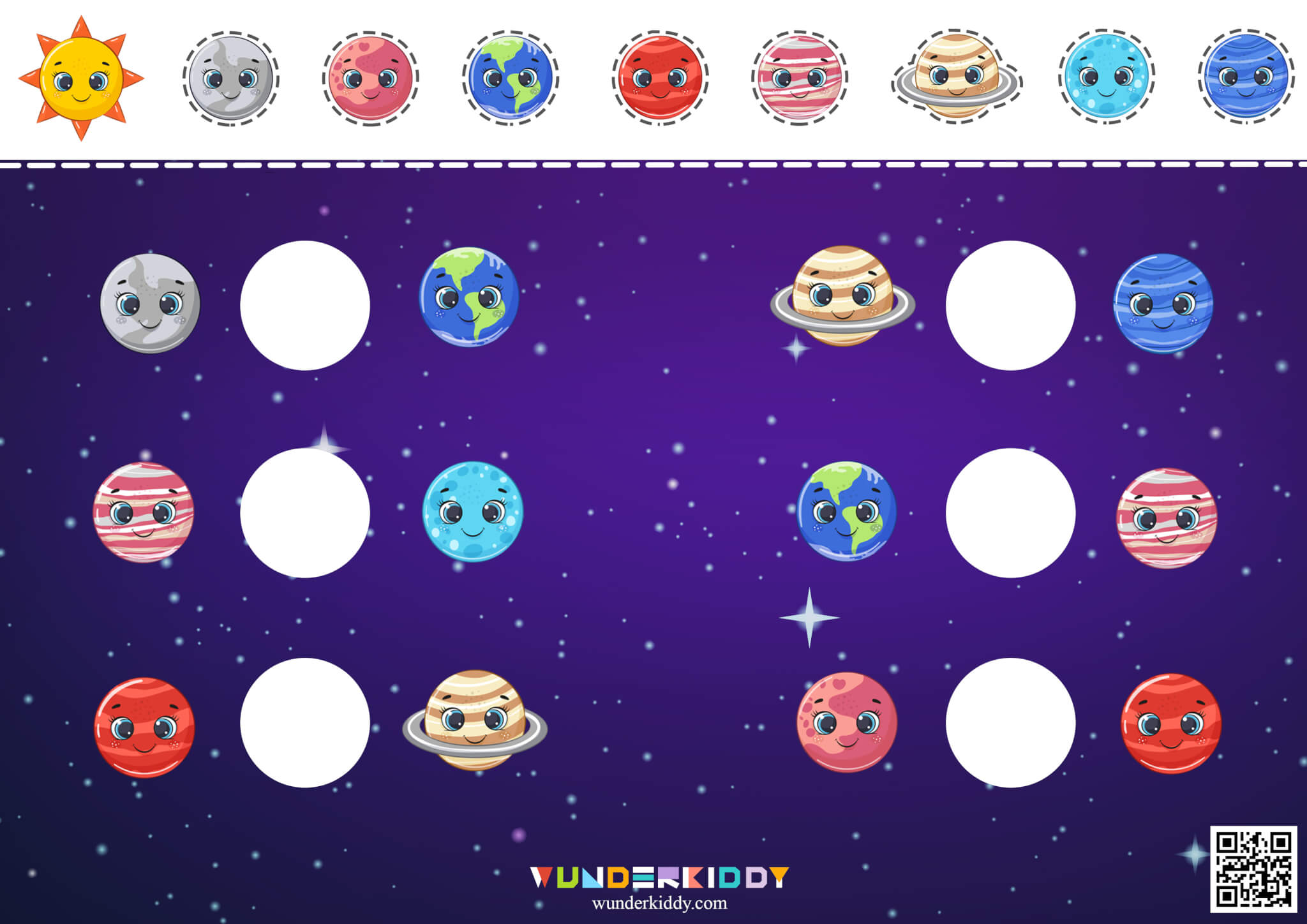 Exciting Board Game for Kindergarten Solar System - Image 7