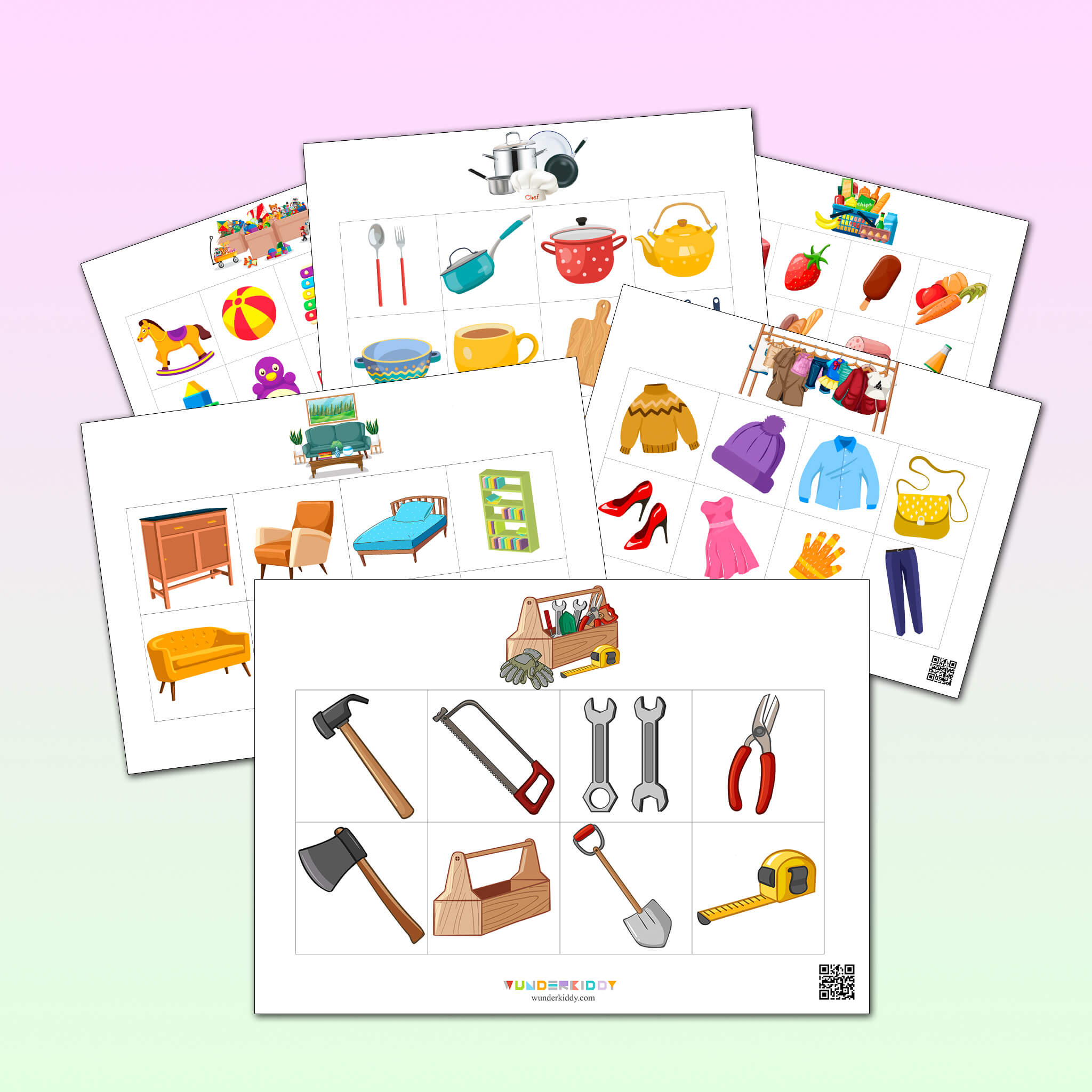 Group Objects Preschool Worksheet