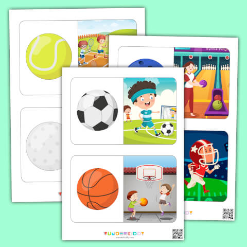 Sports Balls Matching Game - Image 2