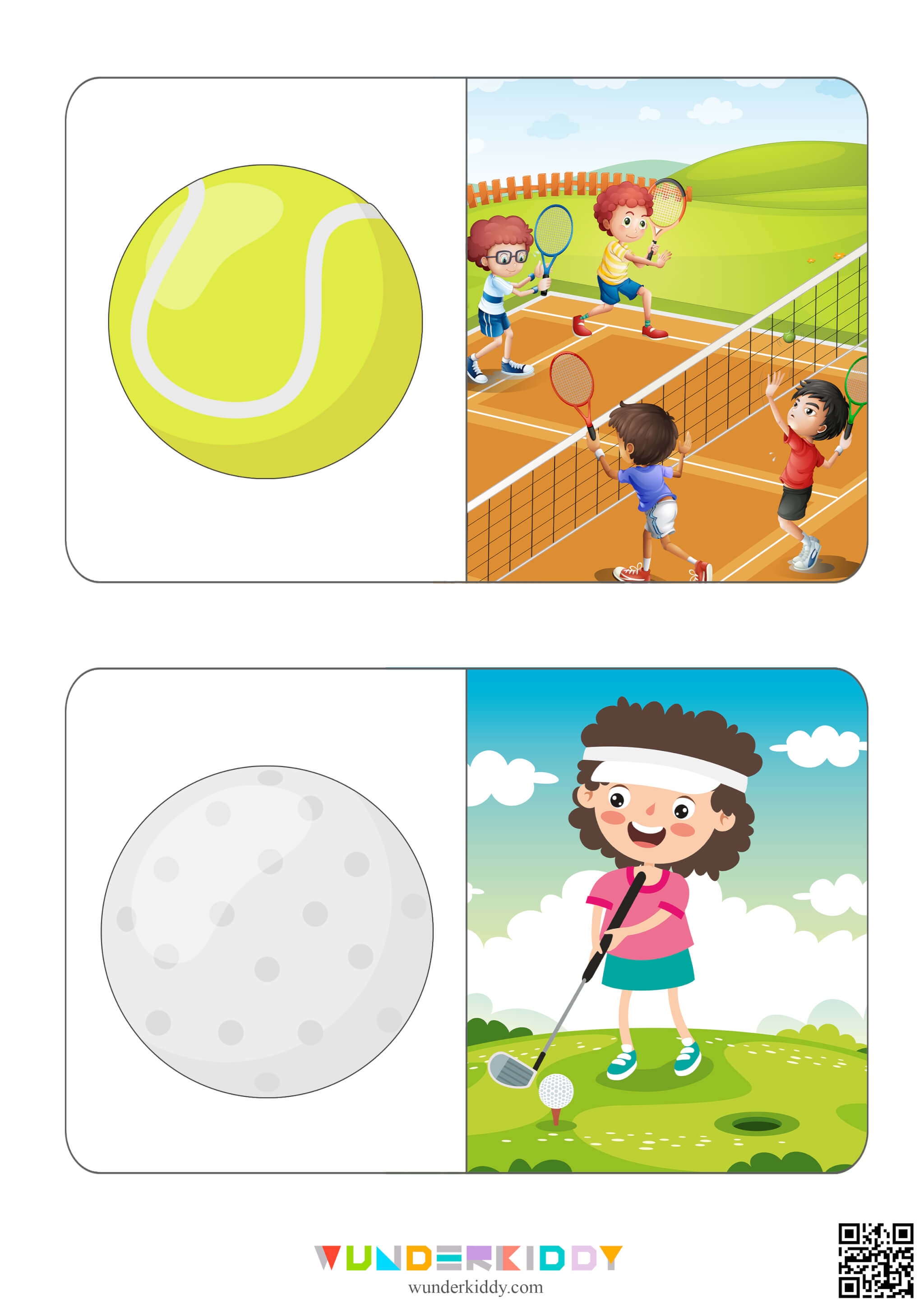 Sports Balls Matching Game - Image 3