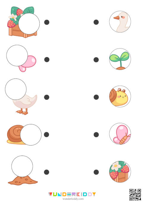 Spring Missing Puzzle Worksheets - Image 4