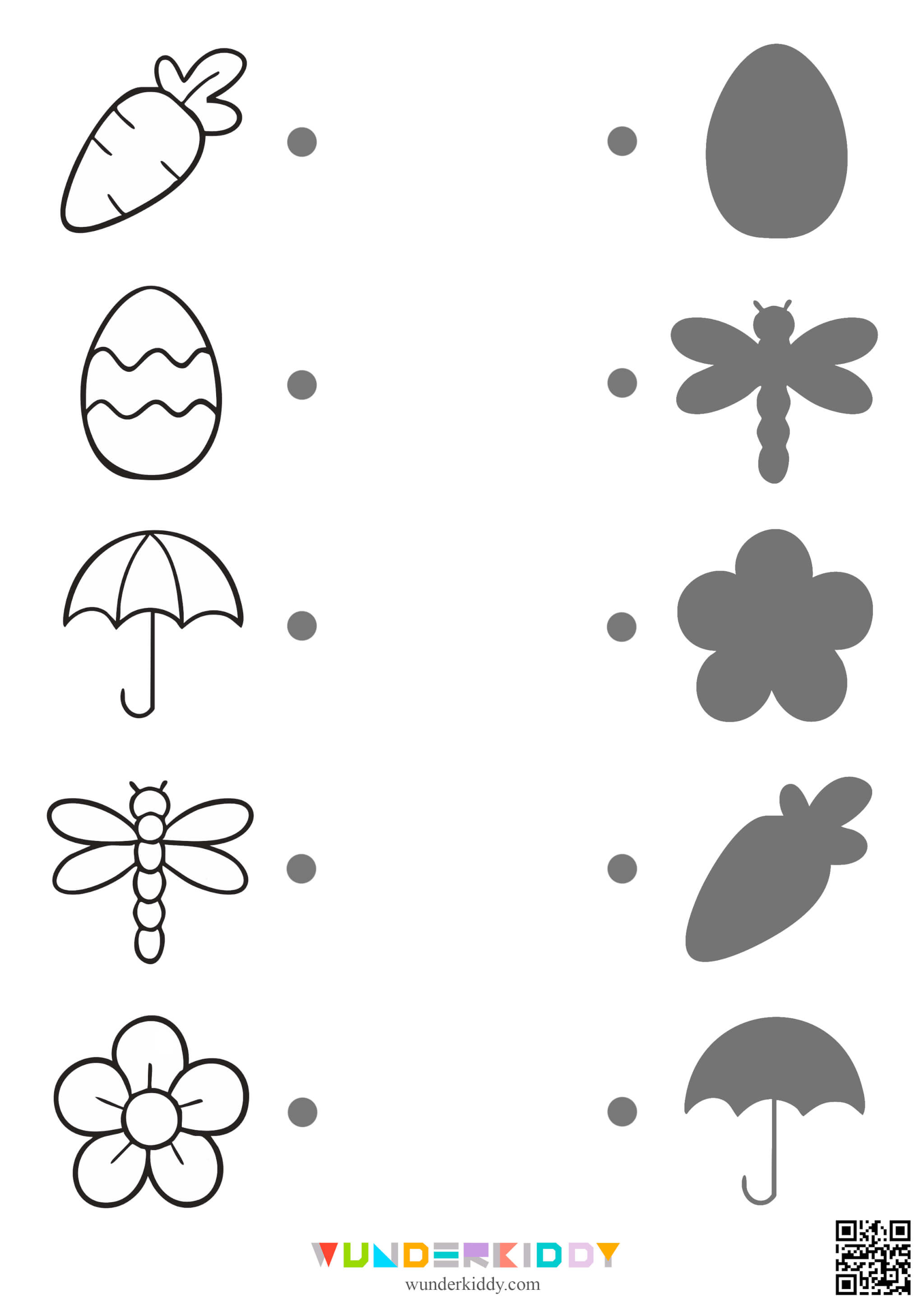 Розвивальне завдання «Весняні силуети» для 2–4 років - Зображення 2