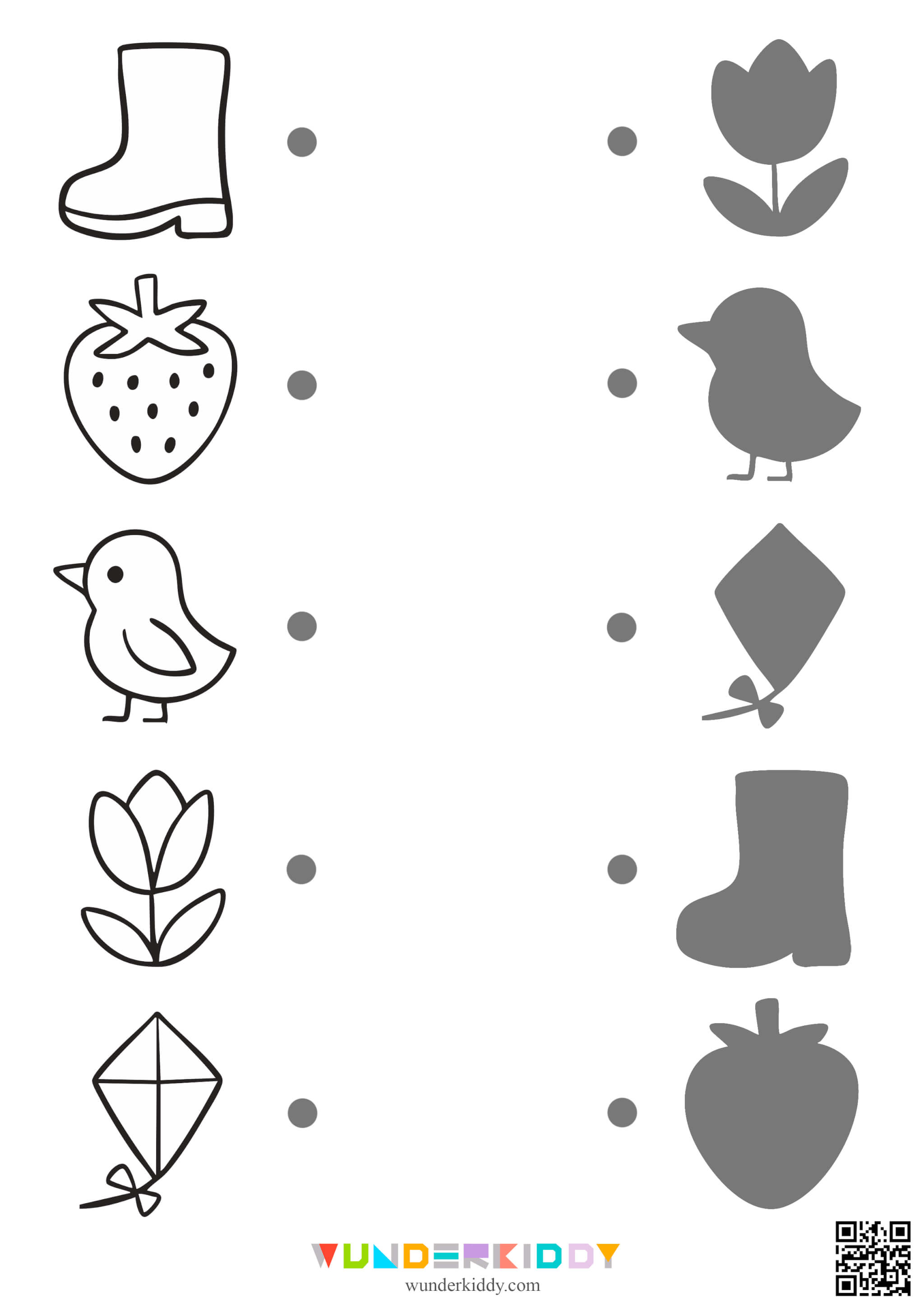 Розвивальне завдання «Весняні силуети» для 2–4 років - Зображення 3