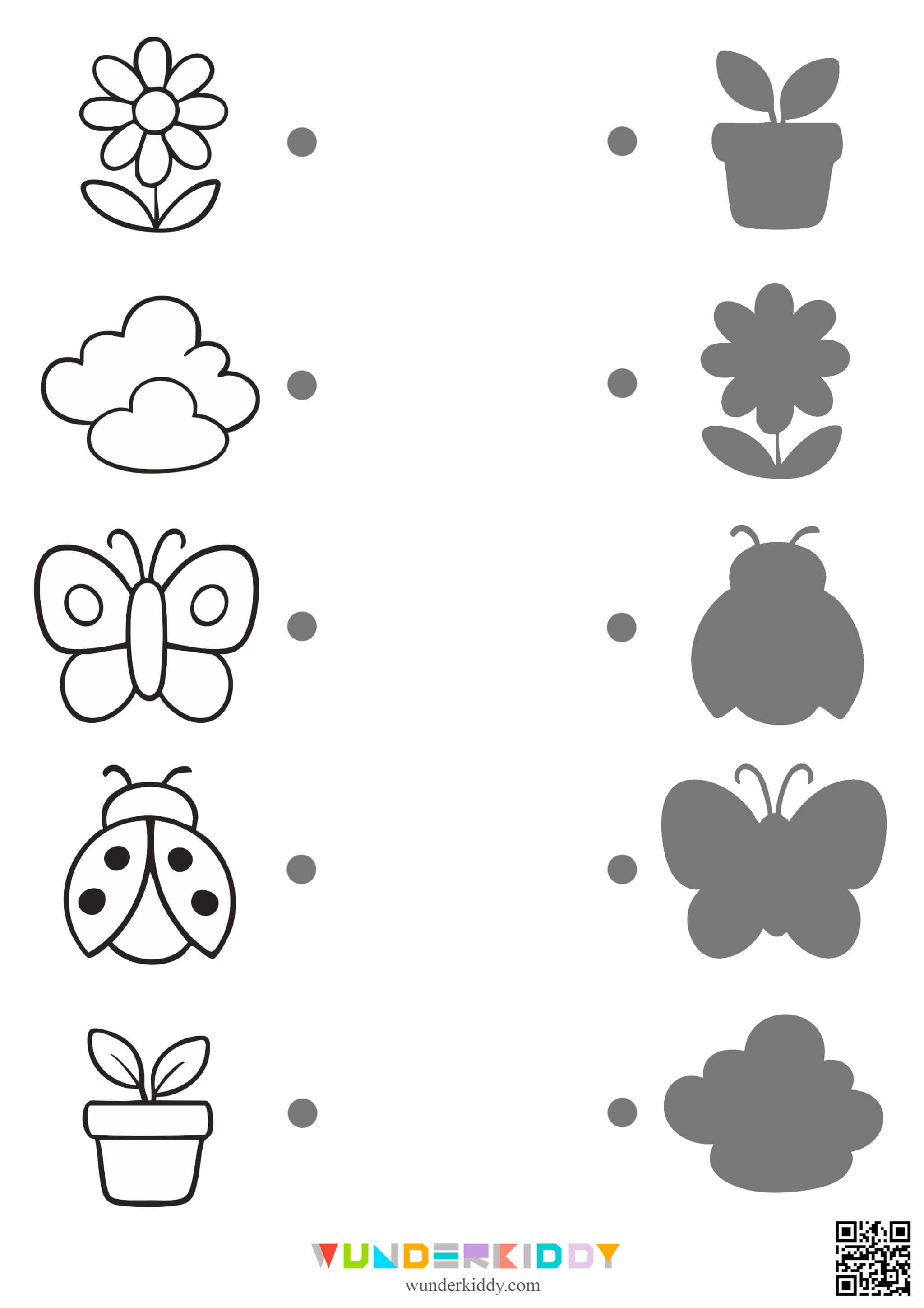 Розвивальне завдання «Весняні силуети» для 2–4 років - Зображення 5