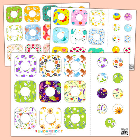 Jeu de découpage et de collage printanier - Image 2