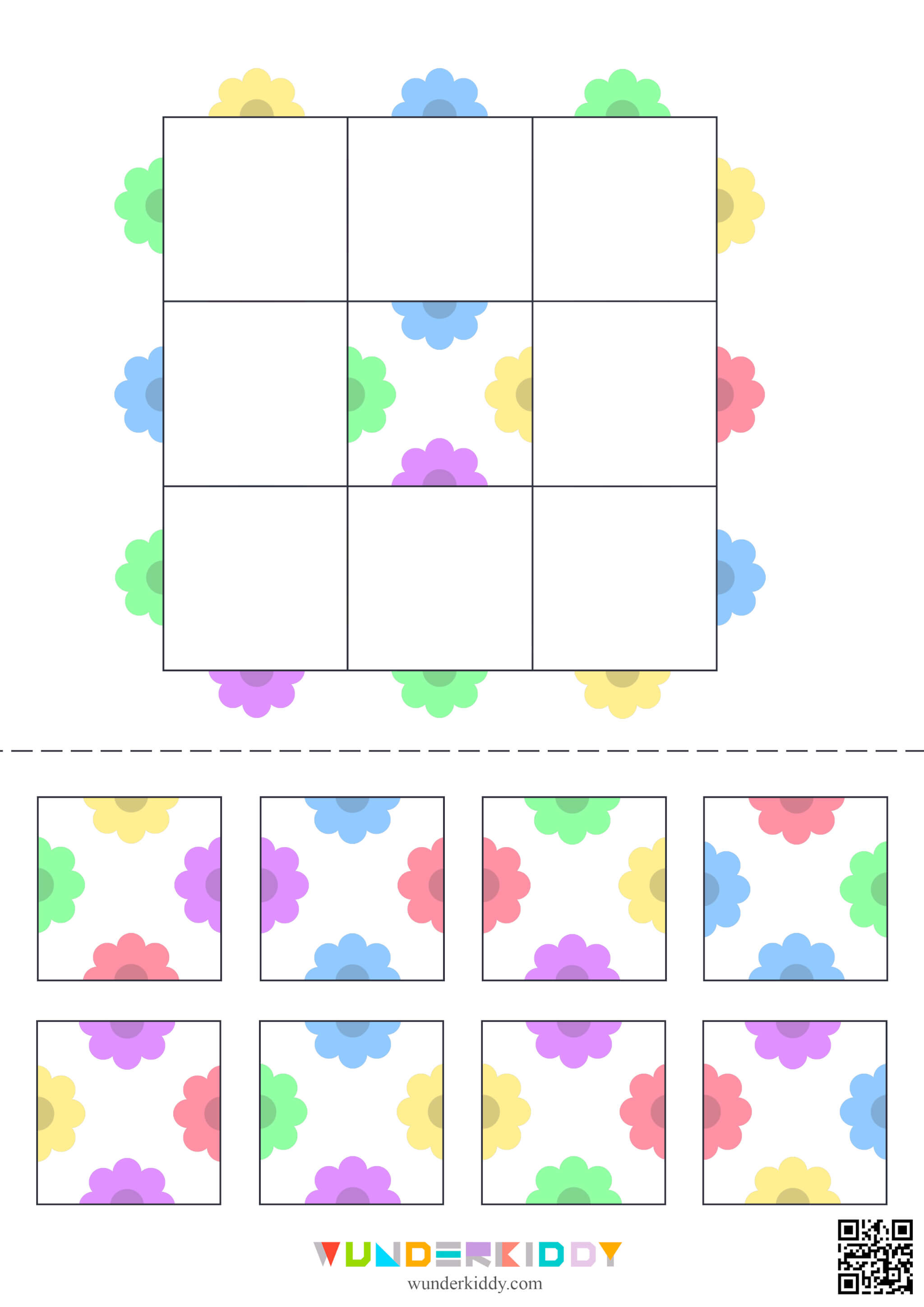Spring Flower Puzzle: Match the Petals Worksheets - Image 5