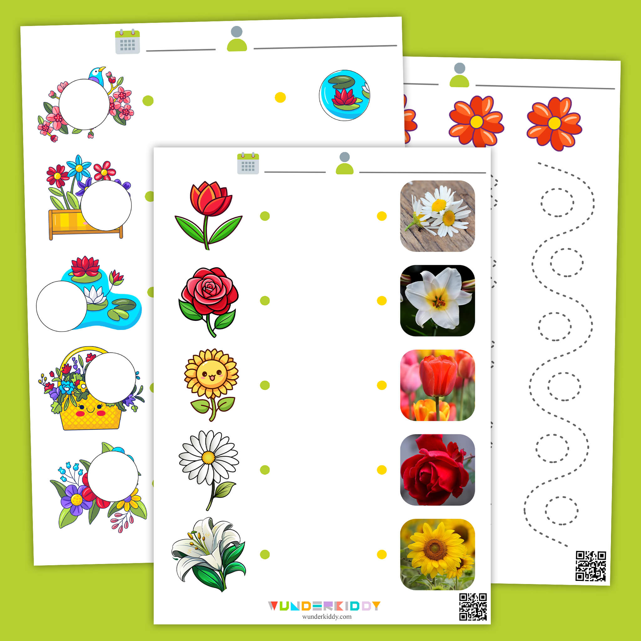 Pack d'activités « Fleurs printanières »