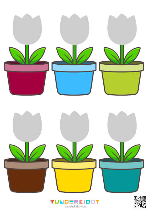 Дидактична гра «Кольорові тюльпани» - Зображення 5