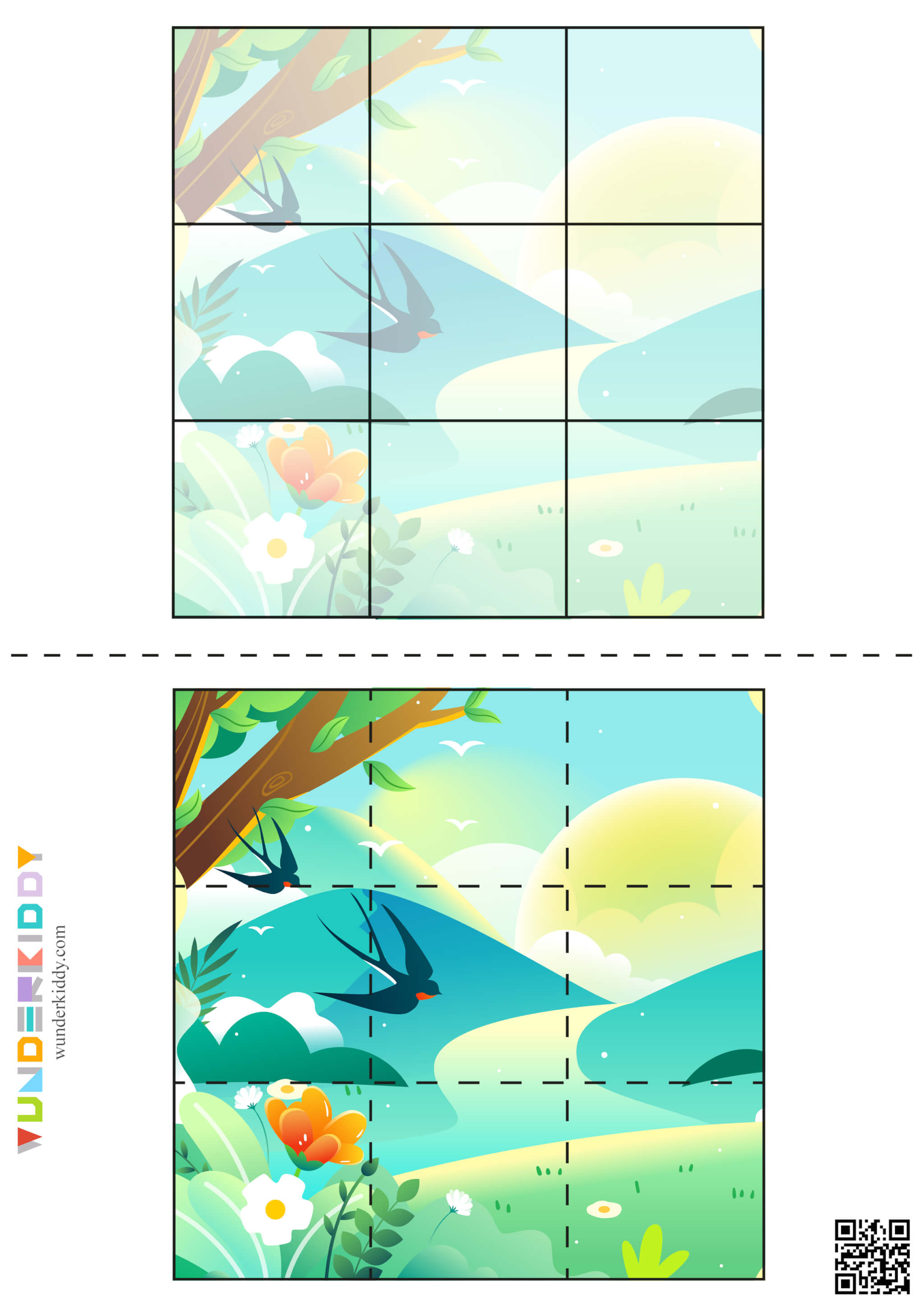 Spring Puzzles Activity - Image 2