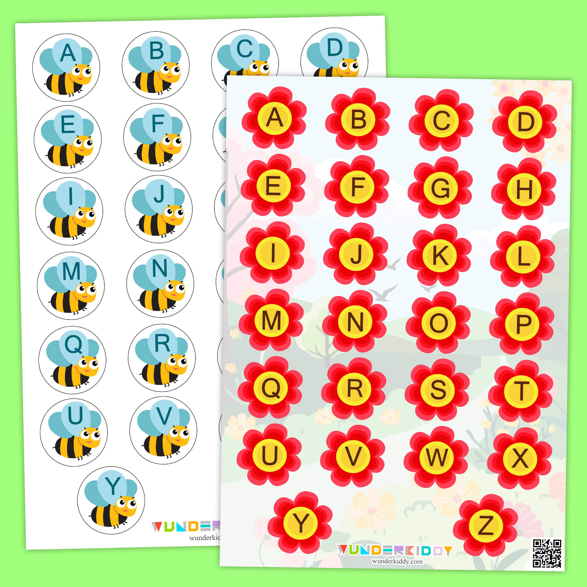 Springtime Letter Recognition Activity