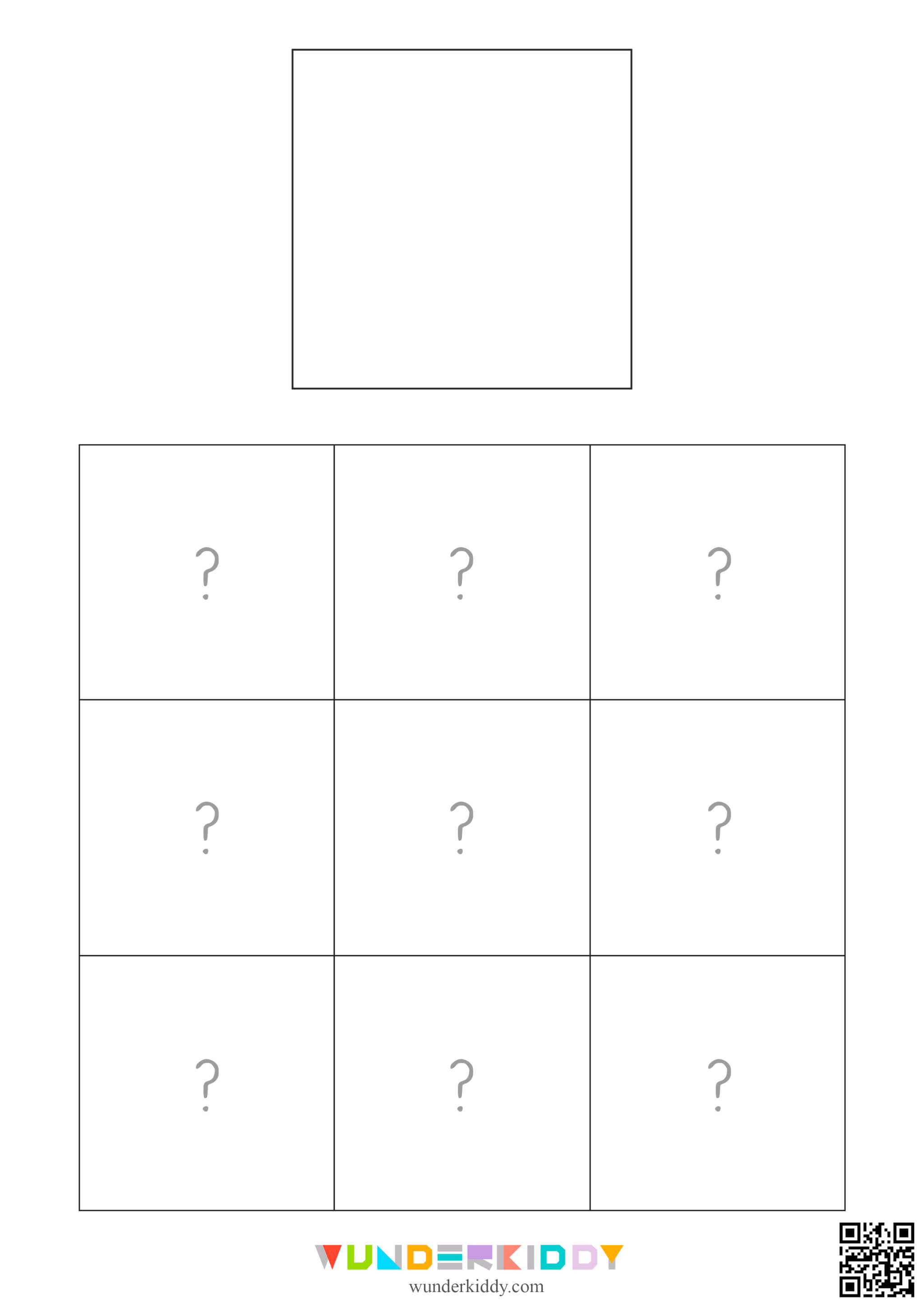 Square Montessori Pattern Matching Activity - Image 2
