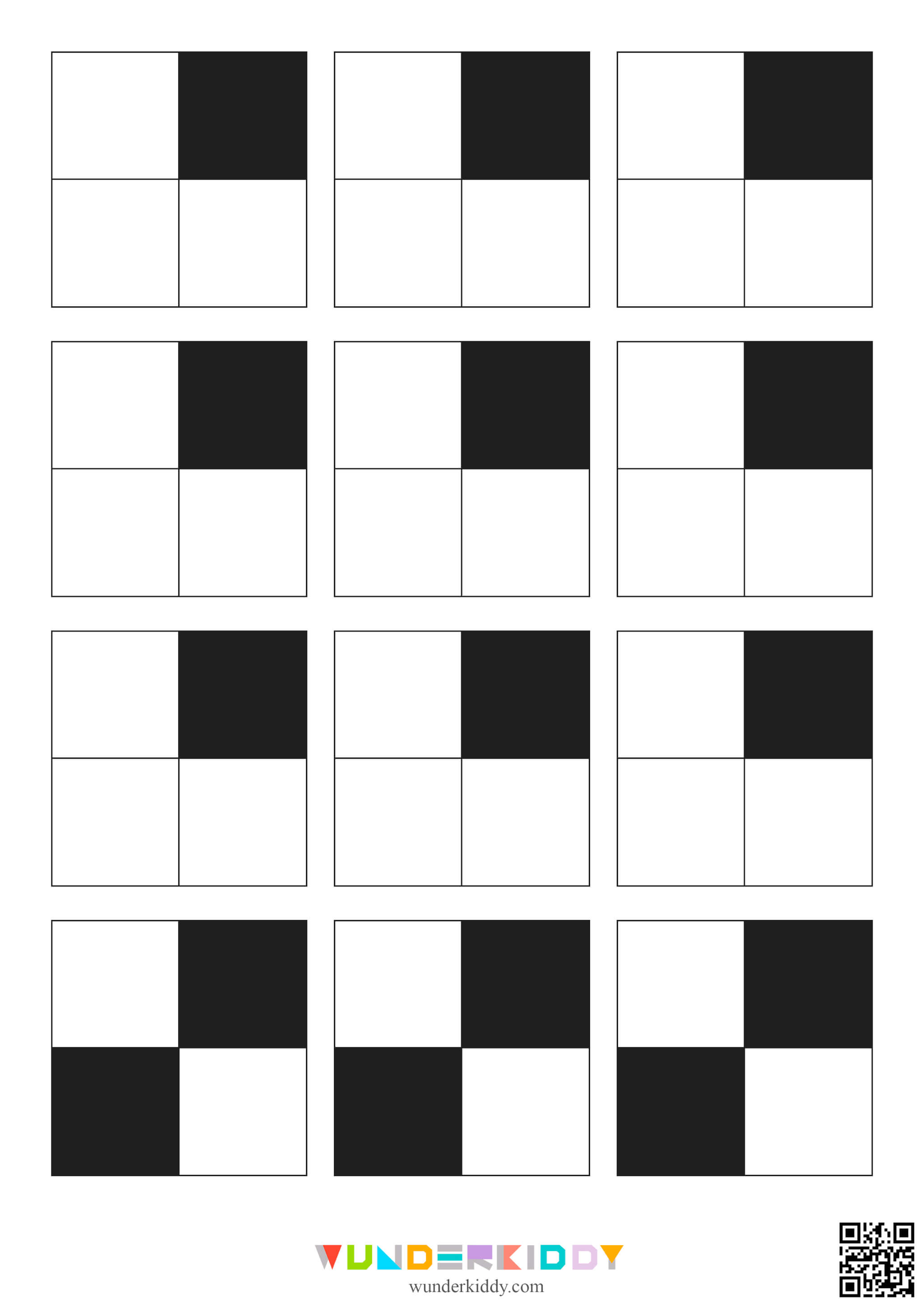 Square Montessori Pattern Matching Activity - Image 3
