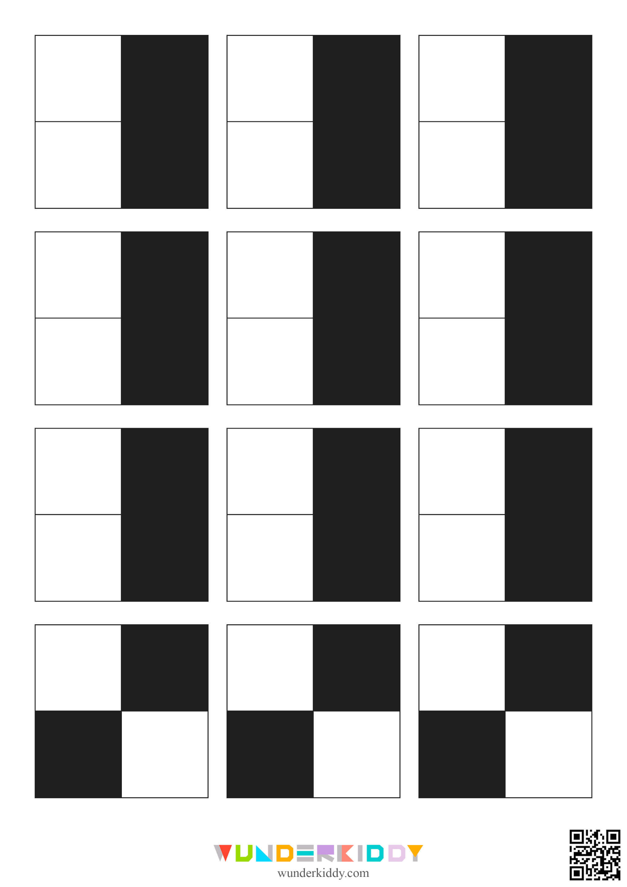 Square Montessori Pattern Matching Activity - Image 4