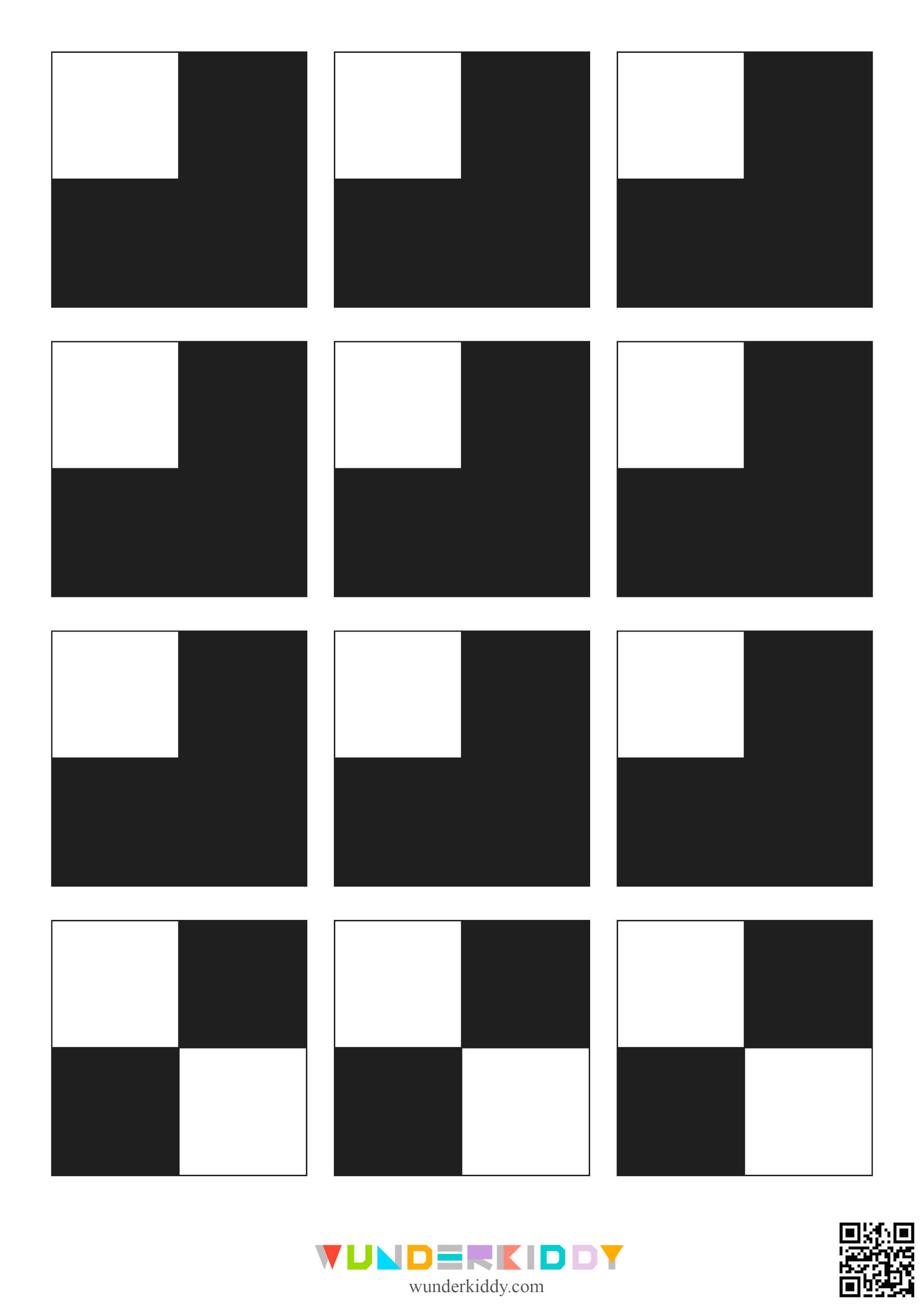 Square Montessori Pattern Matching Activity - Image 5