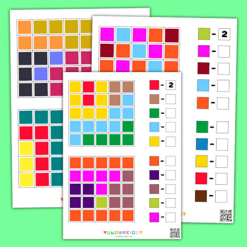 Count the Colored Squares Worksheet - Image 2