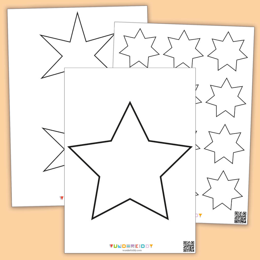 Printable Star Templates For Free In Small Medium Or Large Sizes