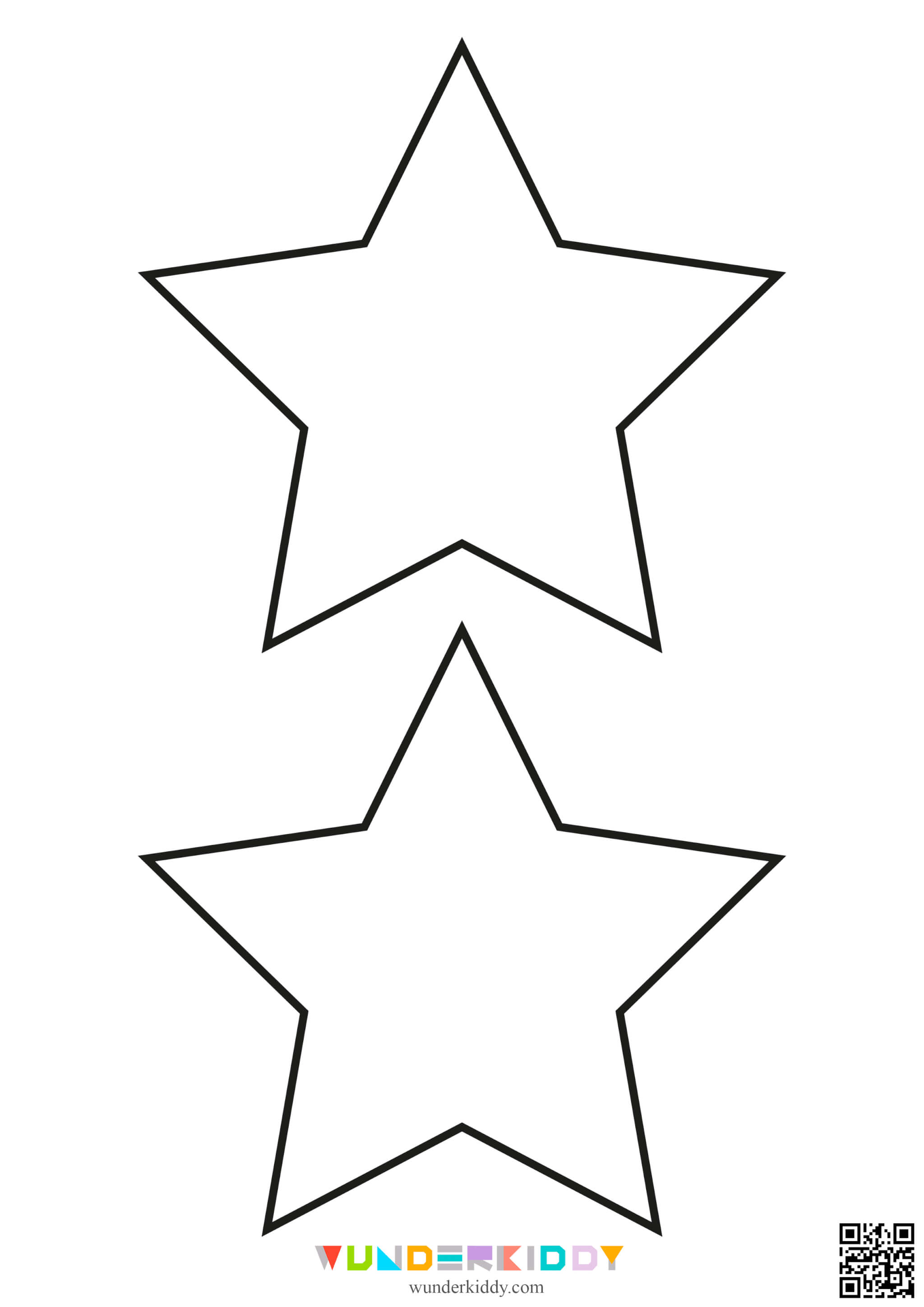 Star Outlines Templates - Image 4