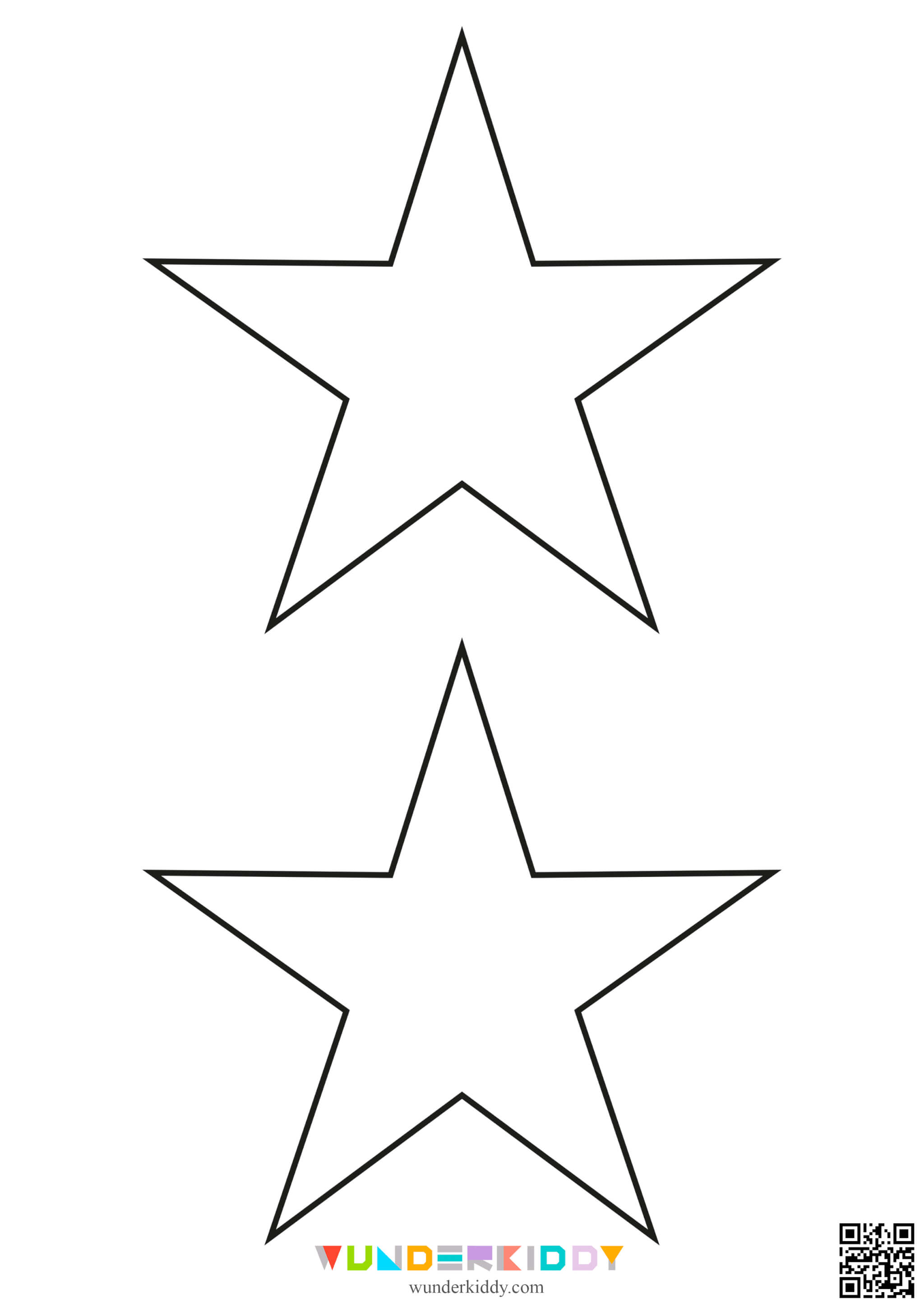 Star Outlines Templates - Image 5
