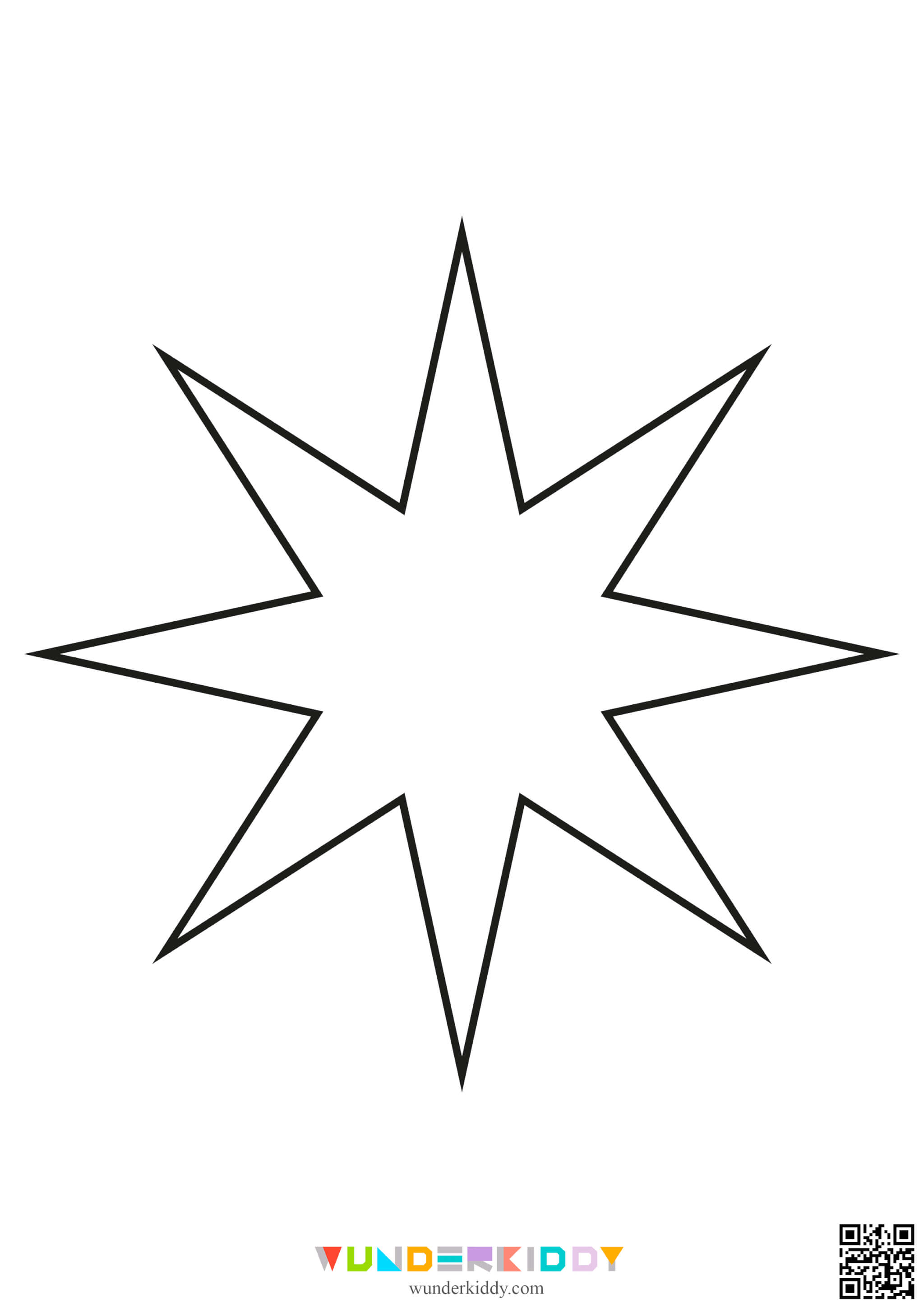 Star Outlines Templates - Image 12