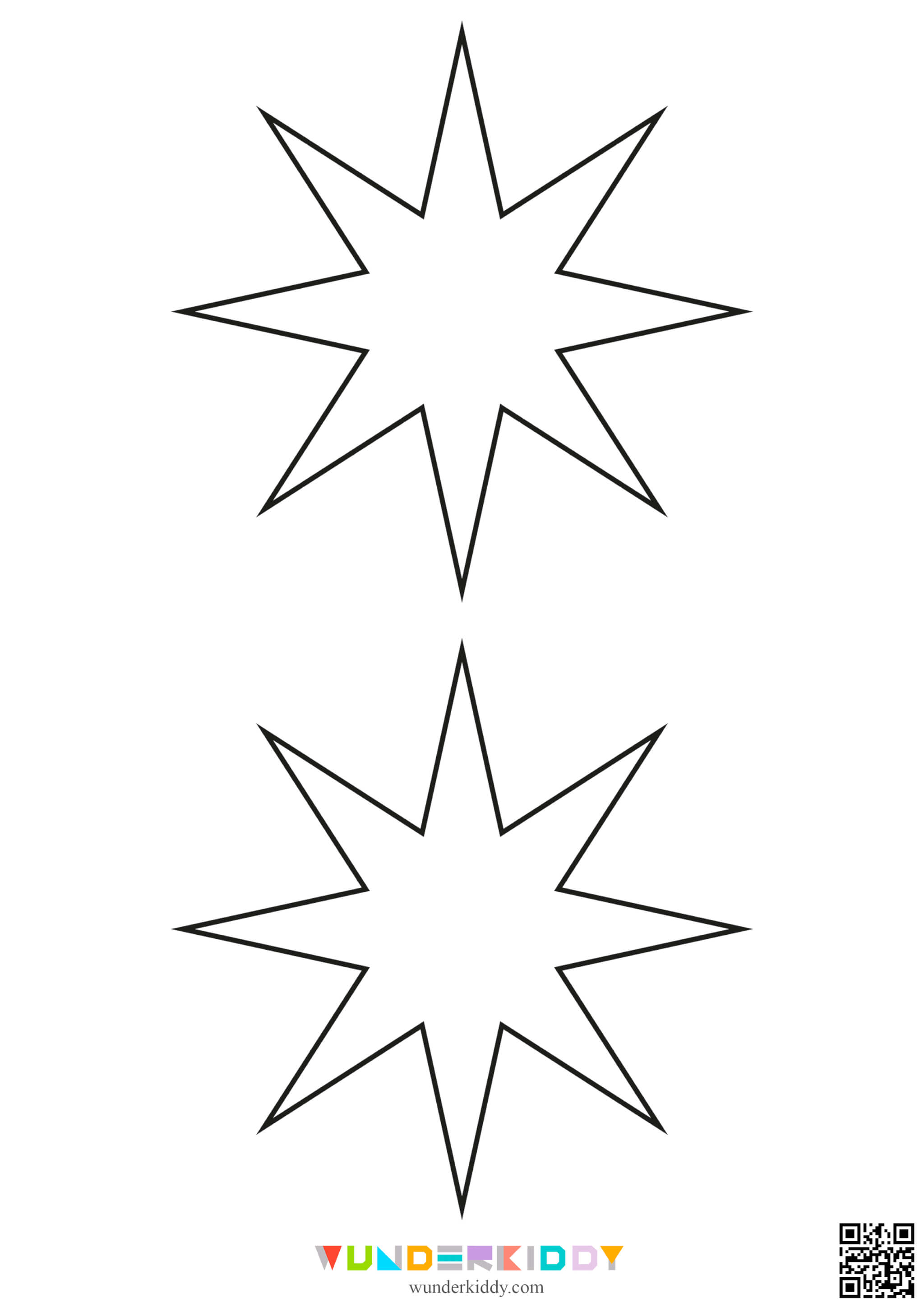 Star Outlines Templates - Image 13