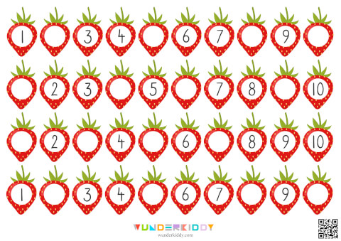 Completa la secuencia faltante de fresas 1-10 - Imagen 3