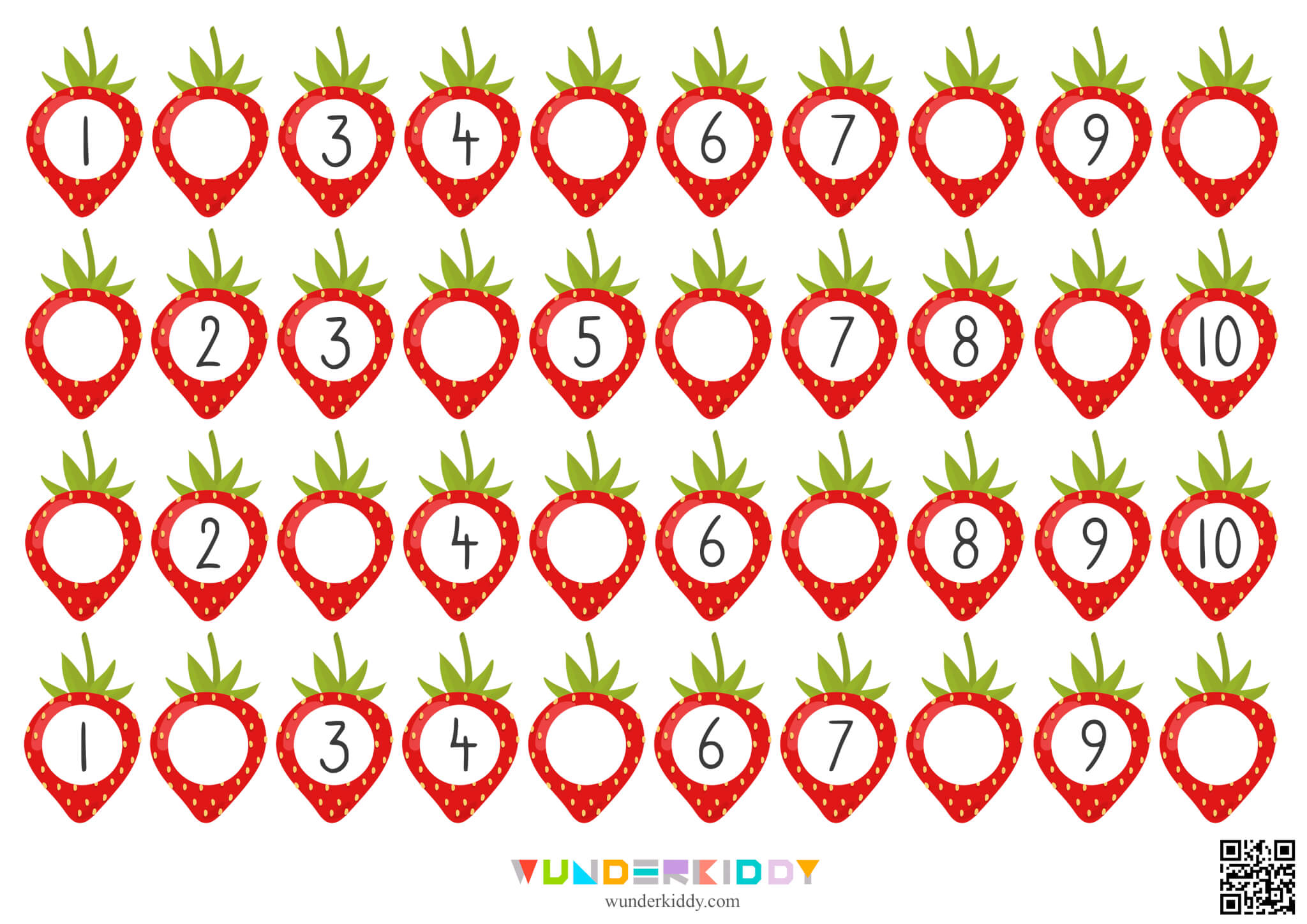 Summer Math: Count and Write Numbers 1-10 - Image 2