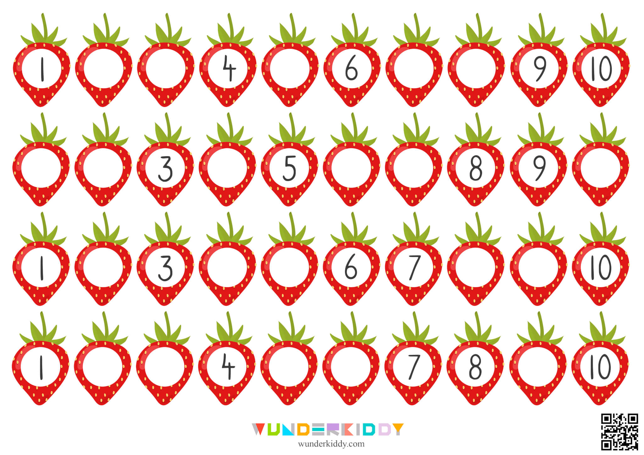 Summer Math: Count and Write Numbers 1-10 - Image 3