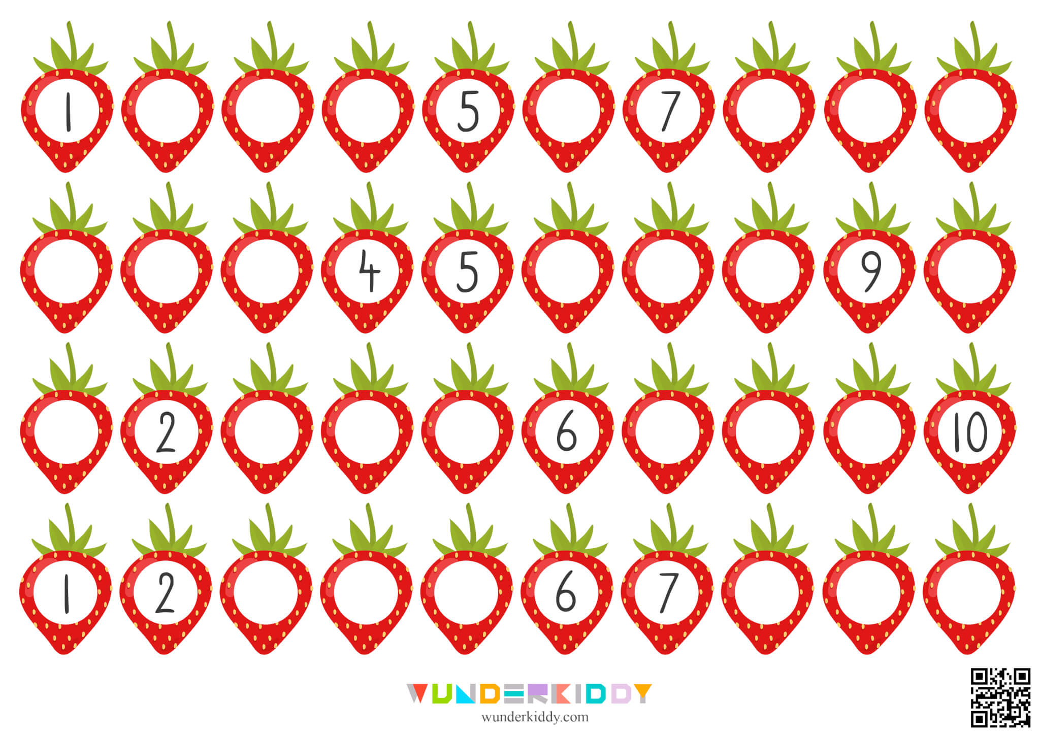 Summer Math: Count and Write Numbers 1-10 - Image 4