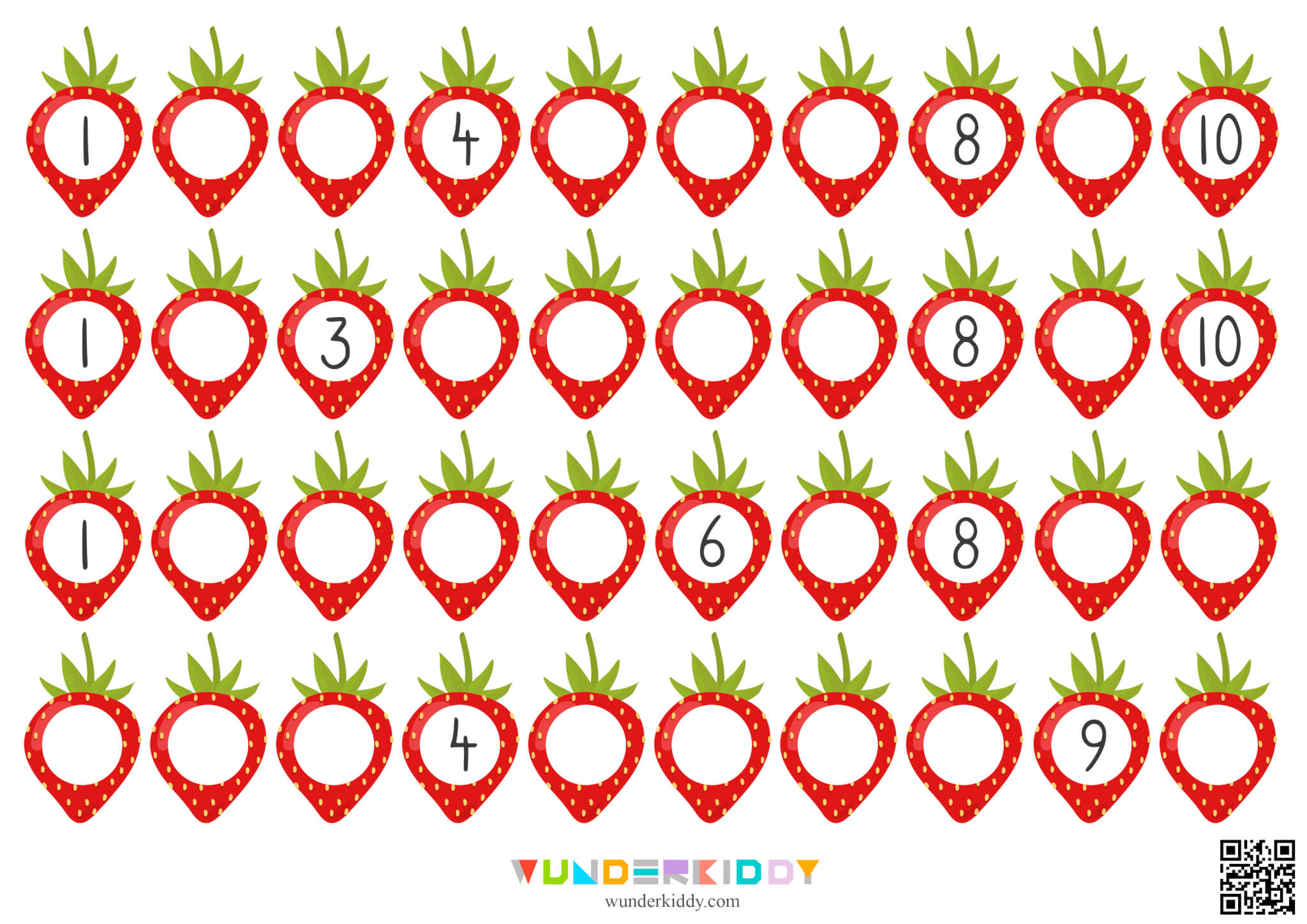 Summer Math: Count and Write Numbers 1-10 - Image 5