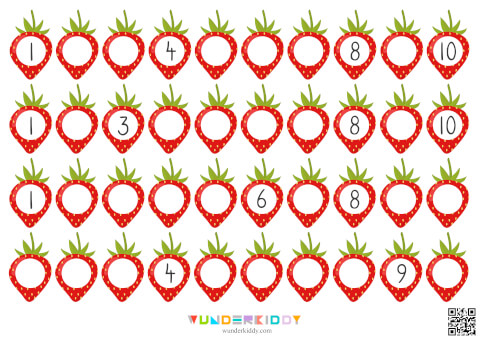 Completa la secuencia faltante de fresas 1-10 - Imagen 6