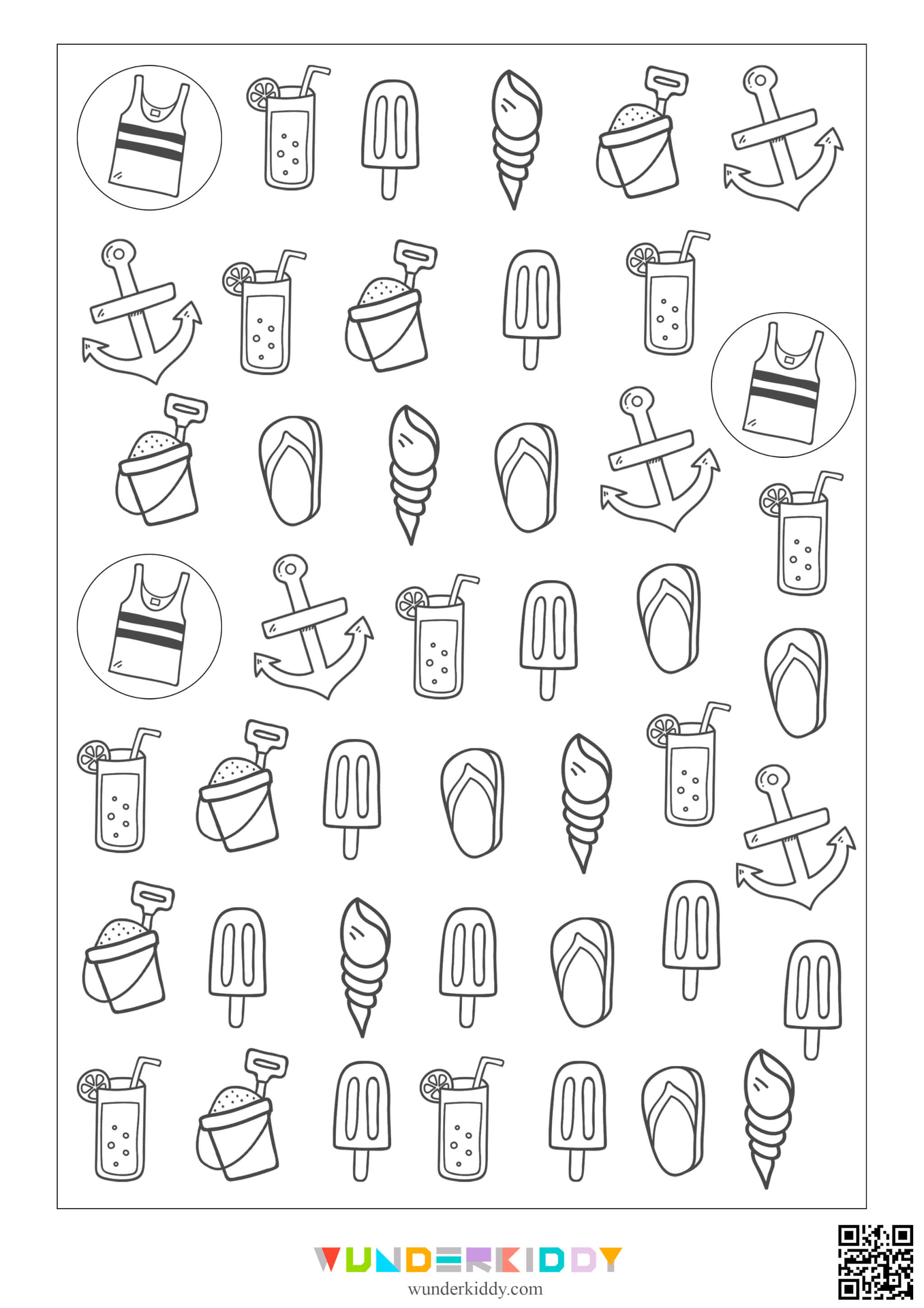 Summer Count and Graph Activity: Numbers 1 to 10 - Image 4