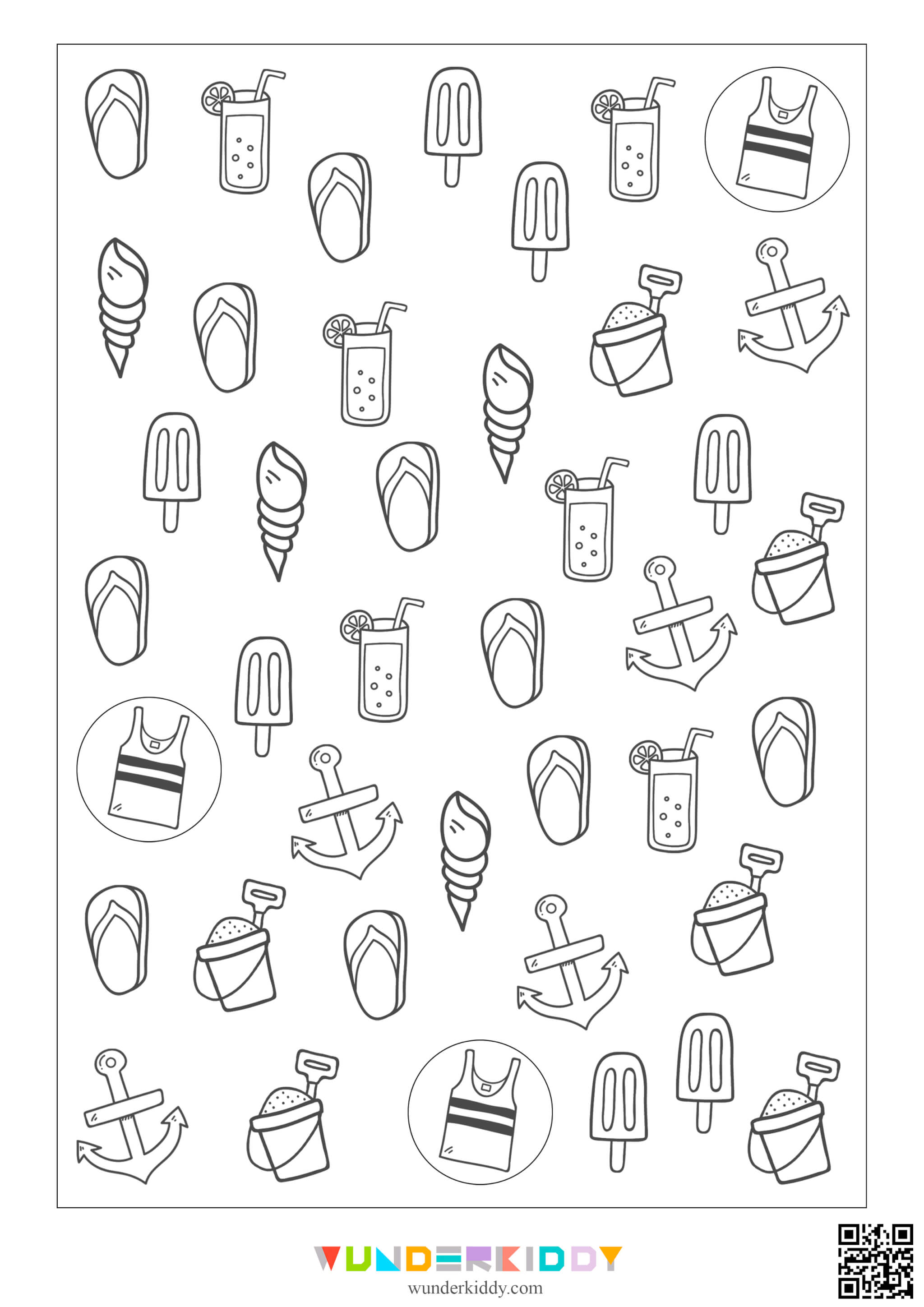 Summer Count and Graph Activity: Numbers 1 to 10 - Image 5