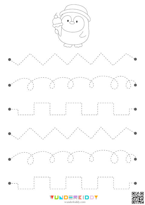 Summer Line Tracing Practice for Preschoolers - Image 7