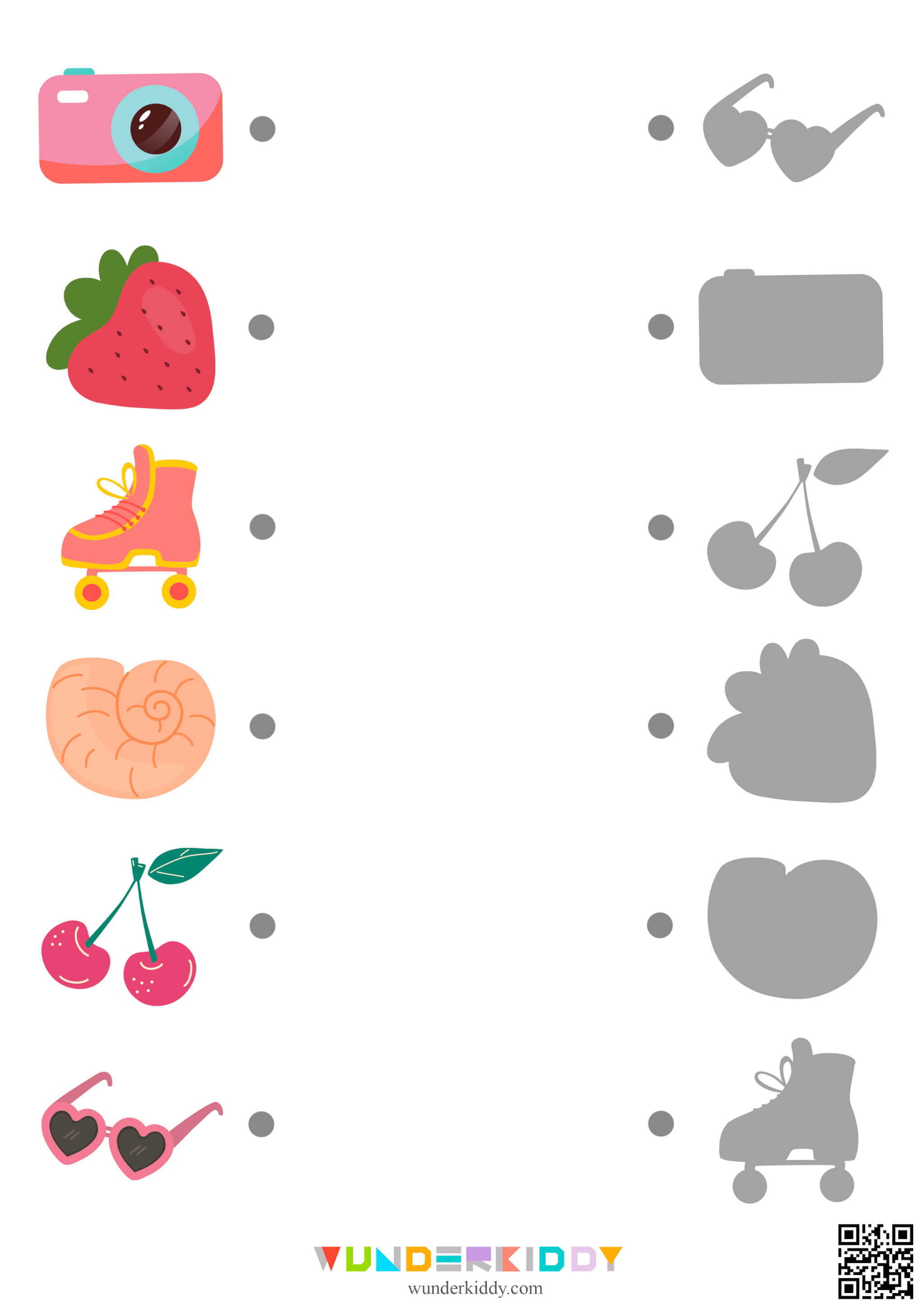 Visual Discrimination Activity: Summer Shadow Match - Image 5