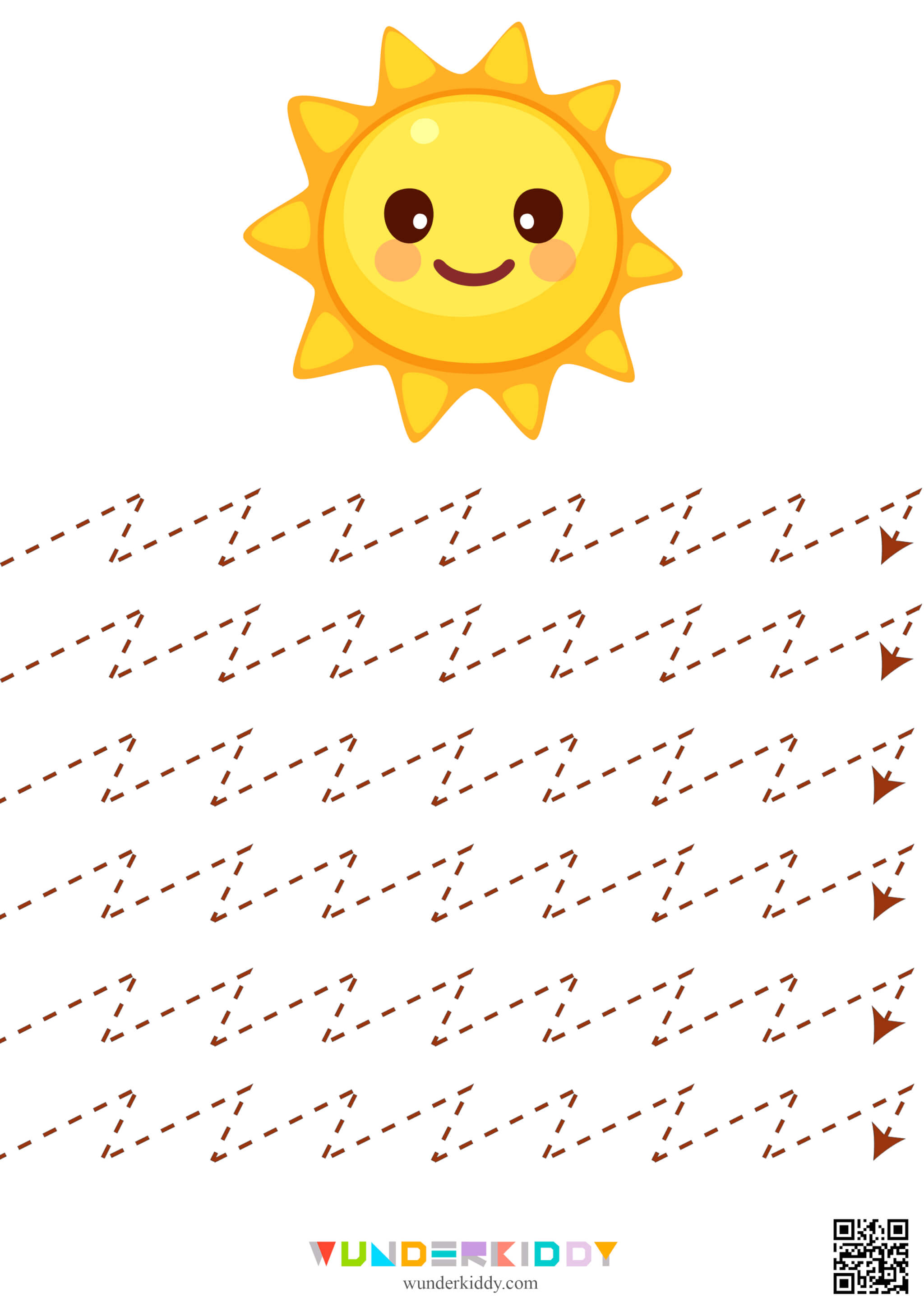Elementary Templates For Cutting And Trace Lines Worksheets