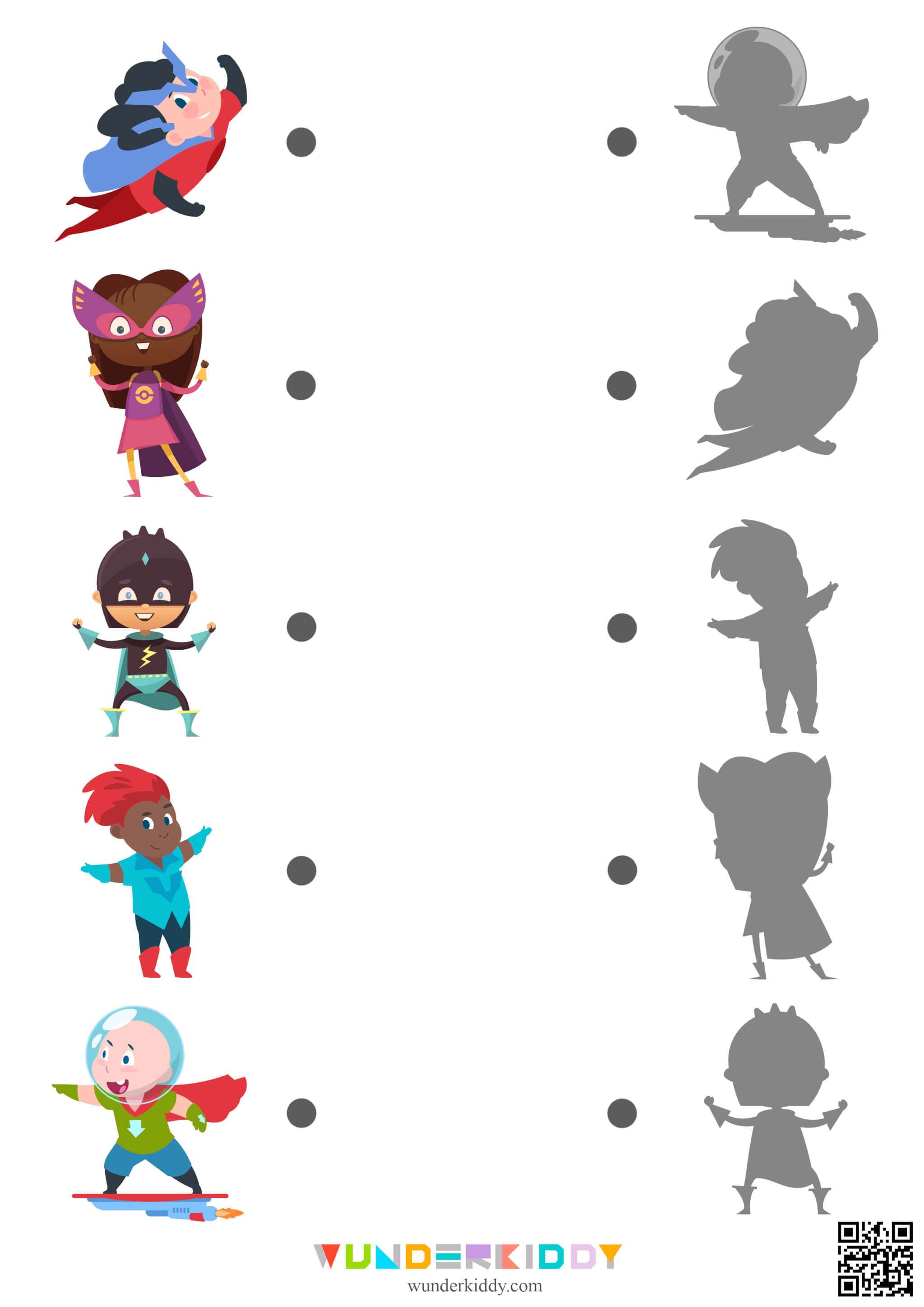 Visual Perception Superhero Worksheets - Image 3