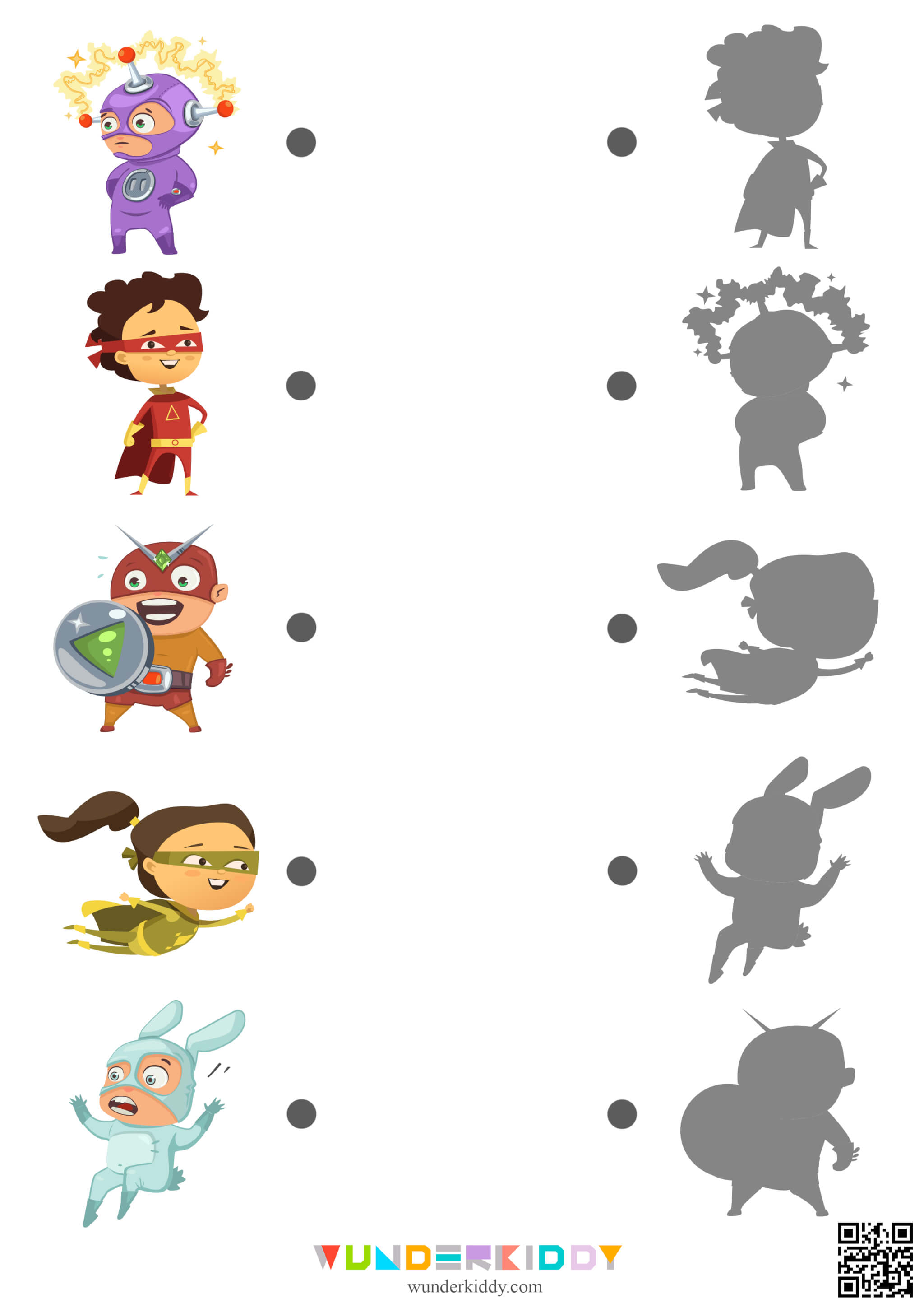 Visual Perception Superhero Worksheets - Image 4