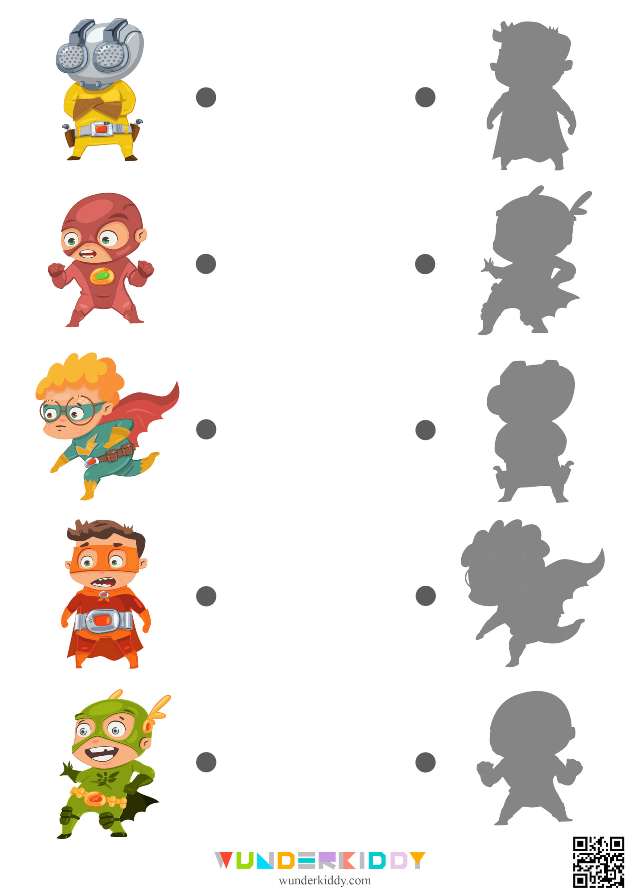 Visual Perception Superhero Worksheets - Image 5