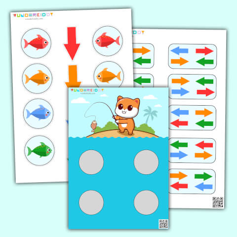 Left or Right Fish Theme Activity - Image 2