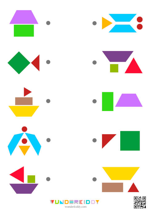 Дидактическая игра «Из каких фигур состоит рисунок?» - Изображение 2