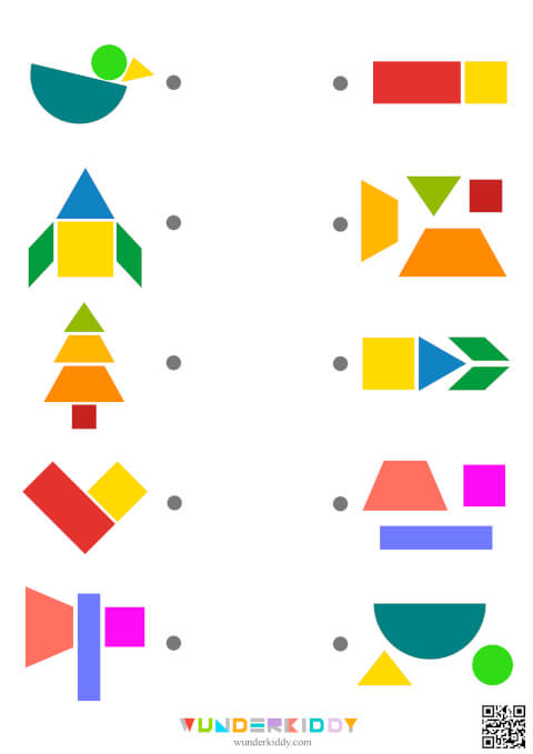 Дидактическая игра «Из каких фигур состоит рисунок?» - Изображение 3