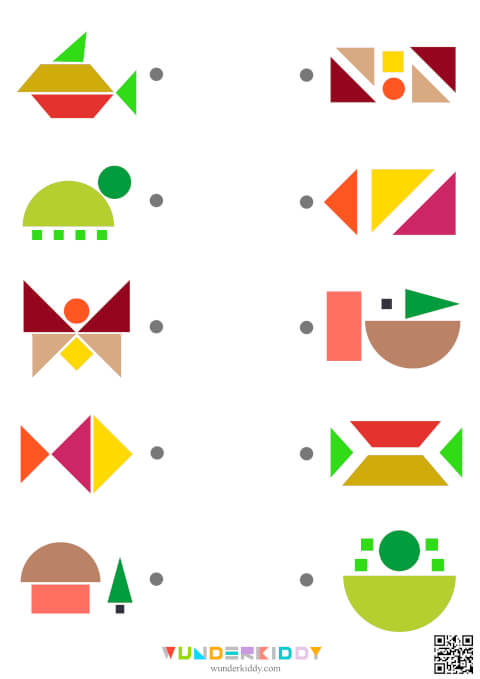 Дидактическая игра «Из каких фигур состоит рисунок?» - Изображение 4