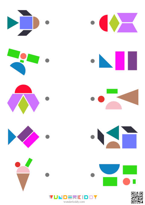 Дидактическая игра «Из каких фигур состоит рисунок?» - Изображение 5