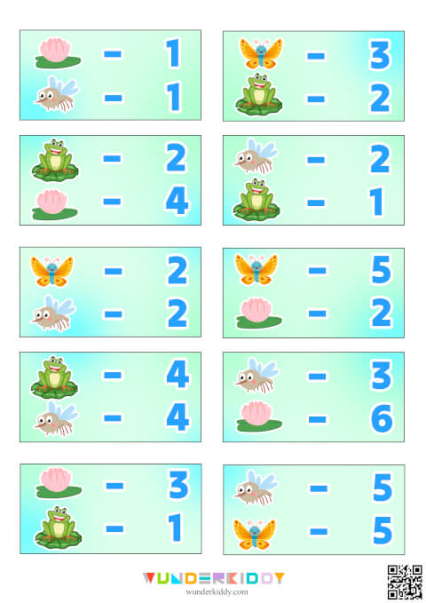 Frogs Counting Worksheets - Image 6