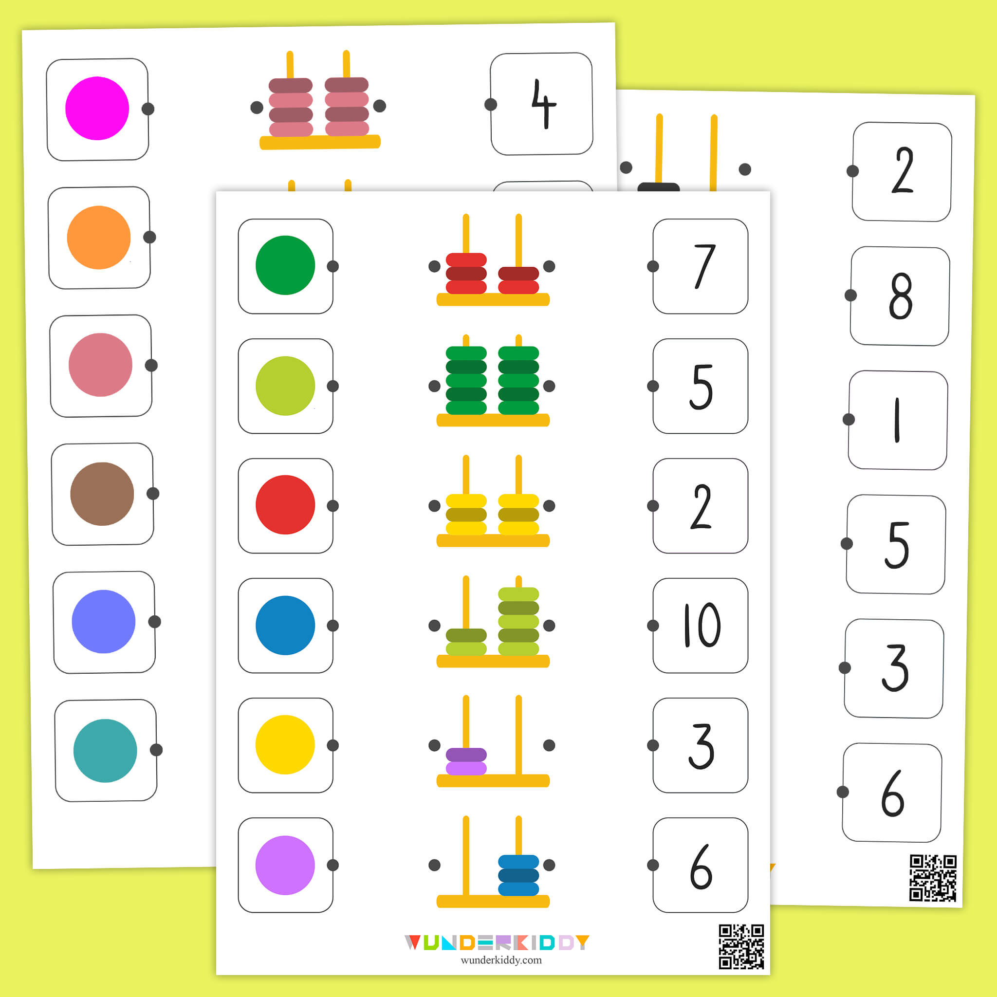 Preschool Math Toy Pyramid Activity