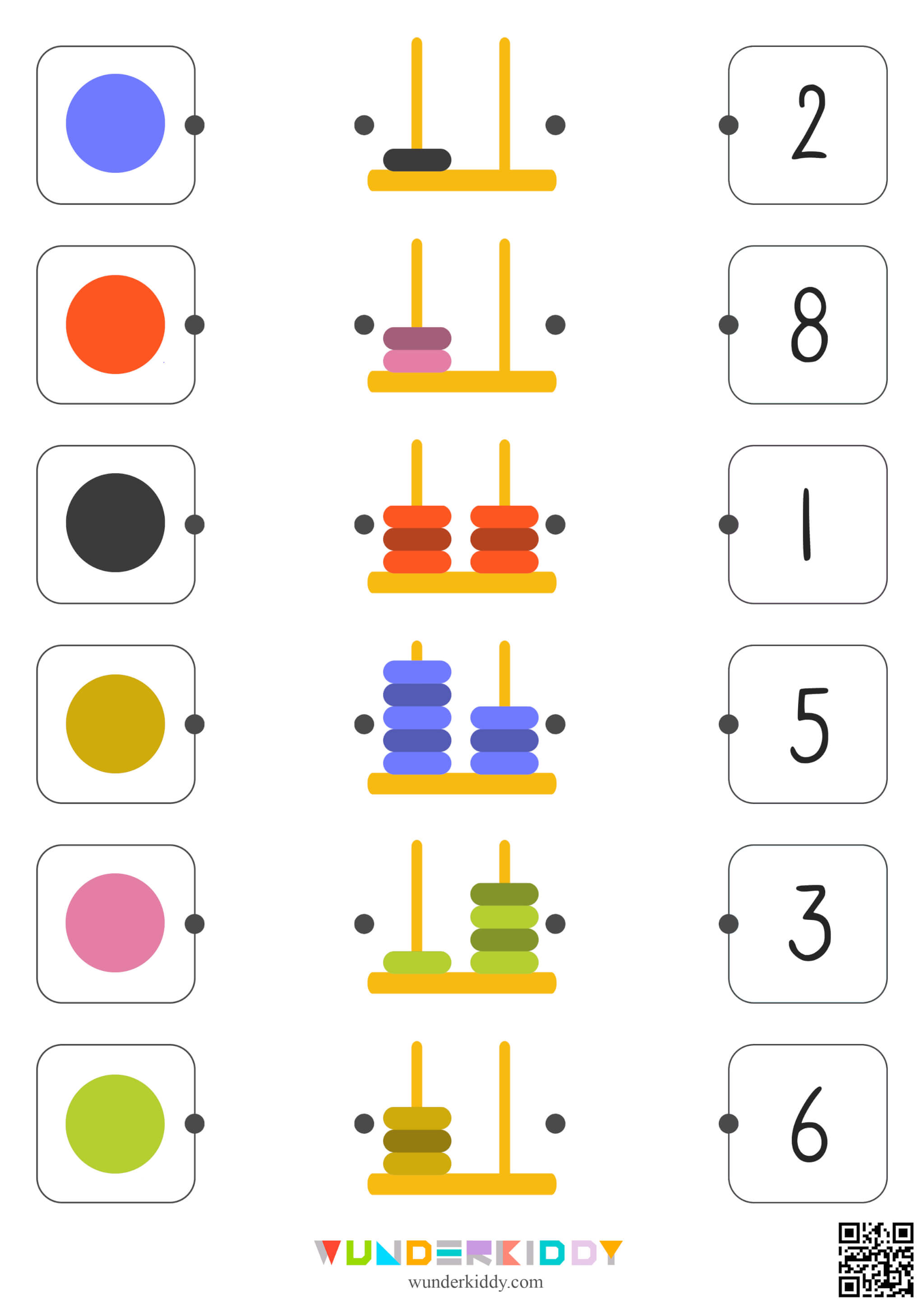 Preschool Math Toy Pyramid Activity - Image 4