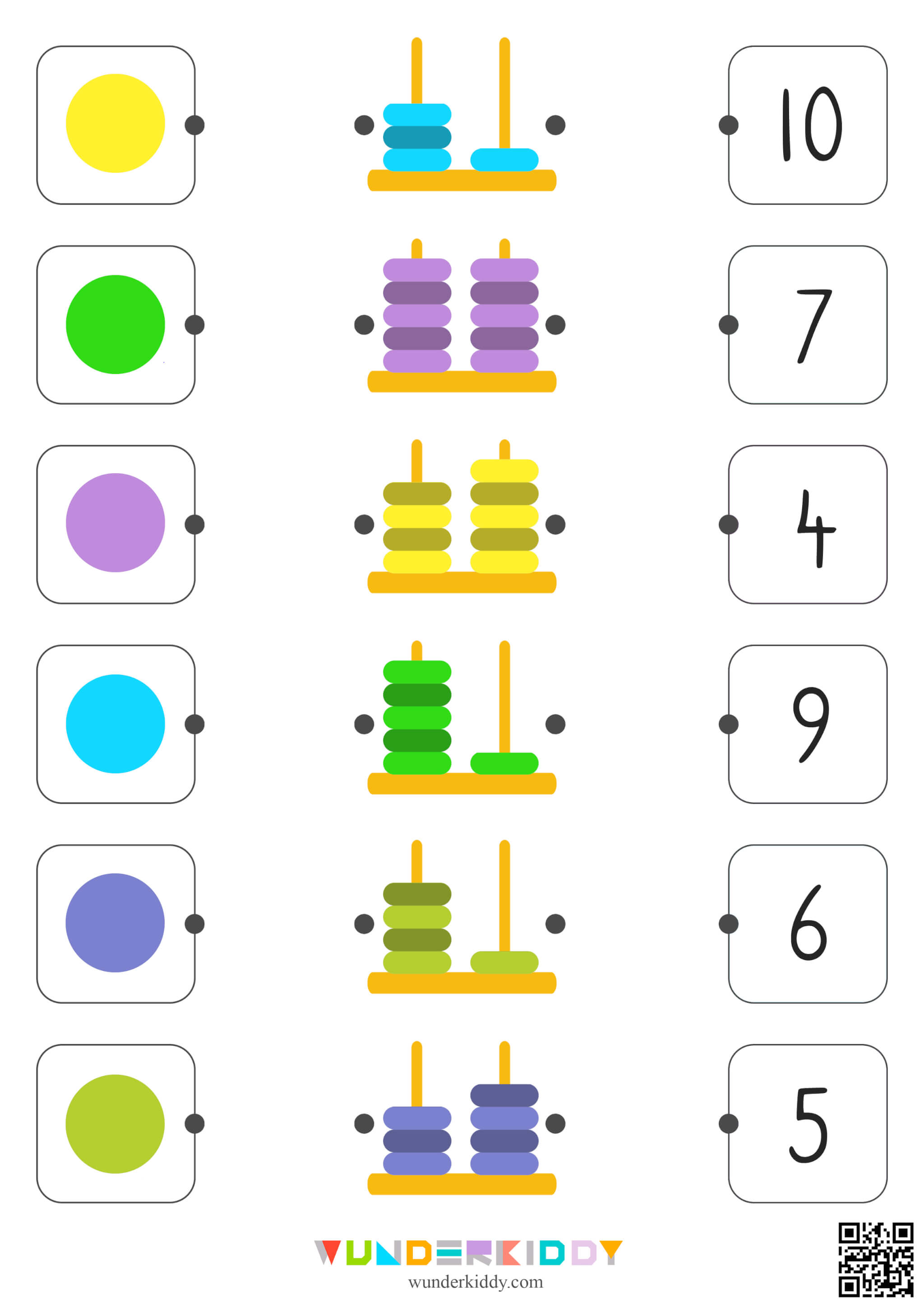 Preschool Math Toy Pyramid Activity - Image 5