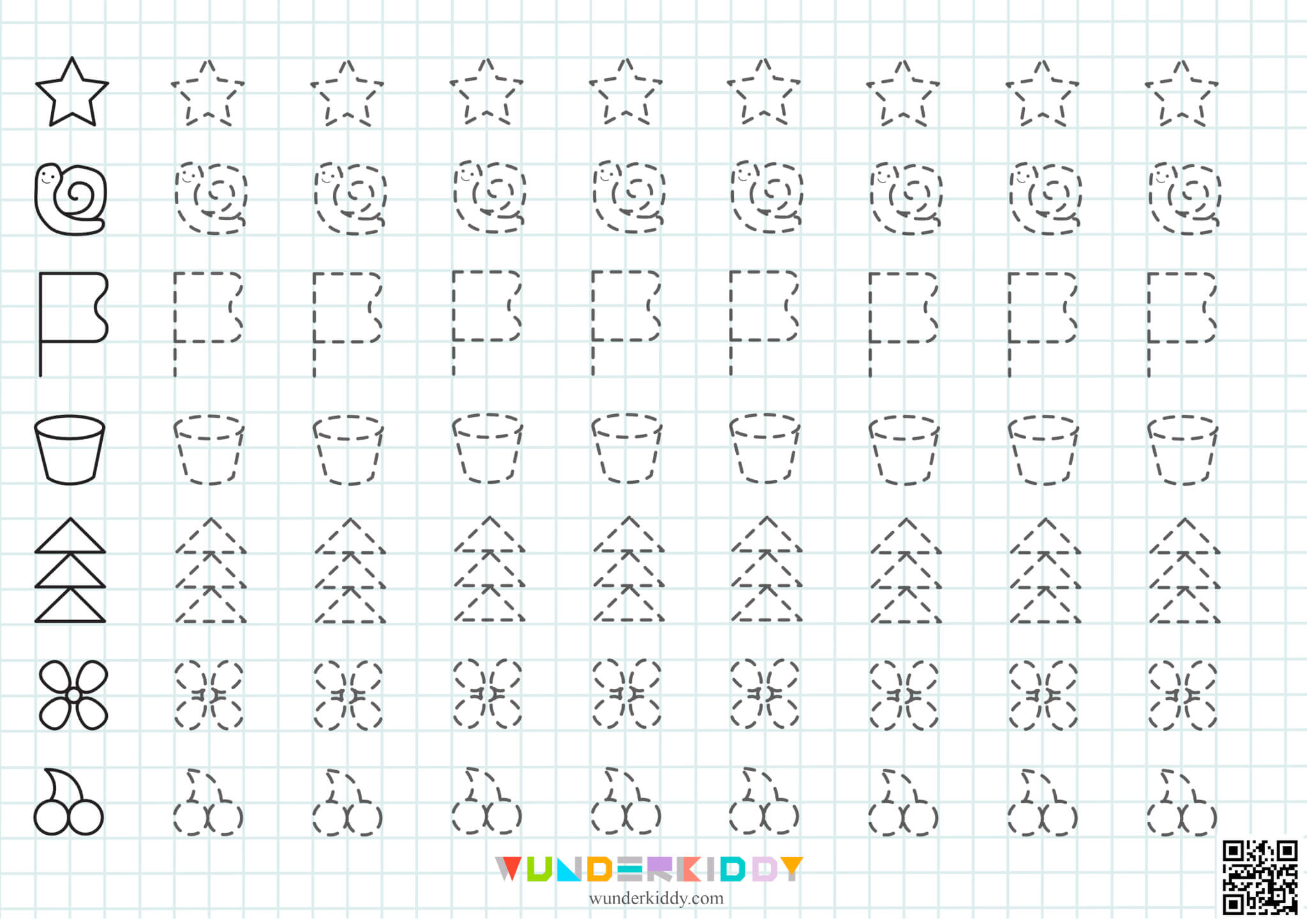 Handwriting Worksheet for Preschool - Image 2