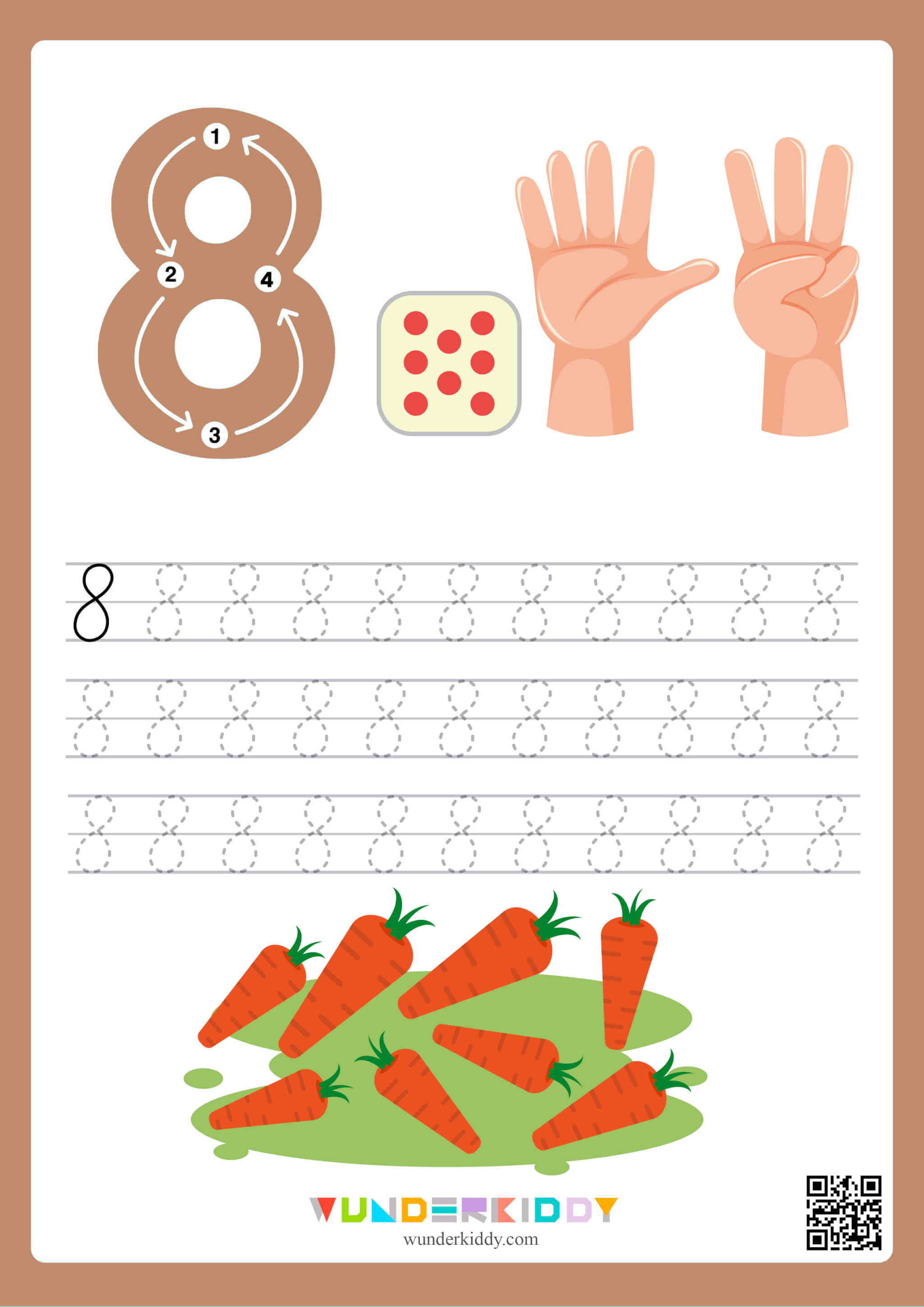 Tracing Numbers 1-10 Worksheet - Image 9